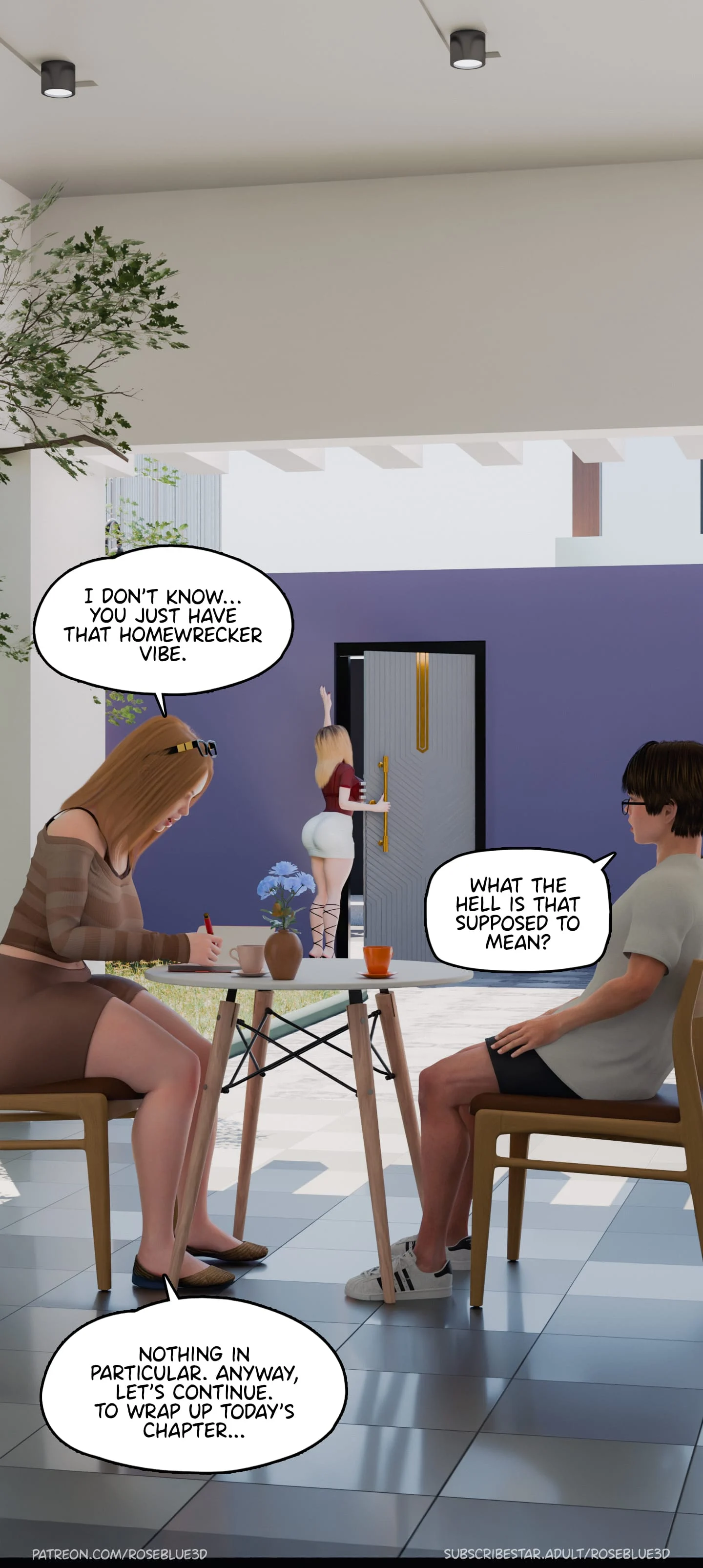 My Neighbor’s Widow [Rose Blue 3D] - Chapter 40 — Page 87