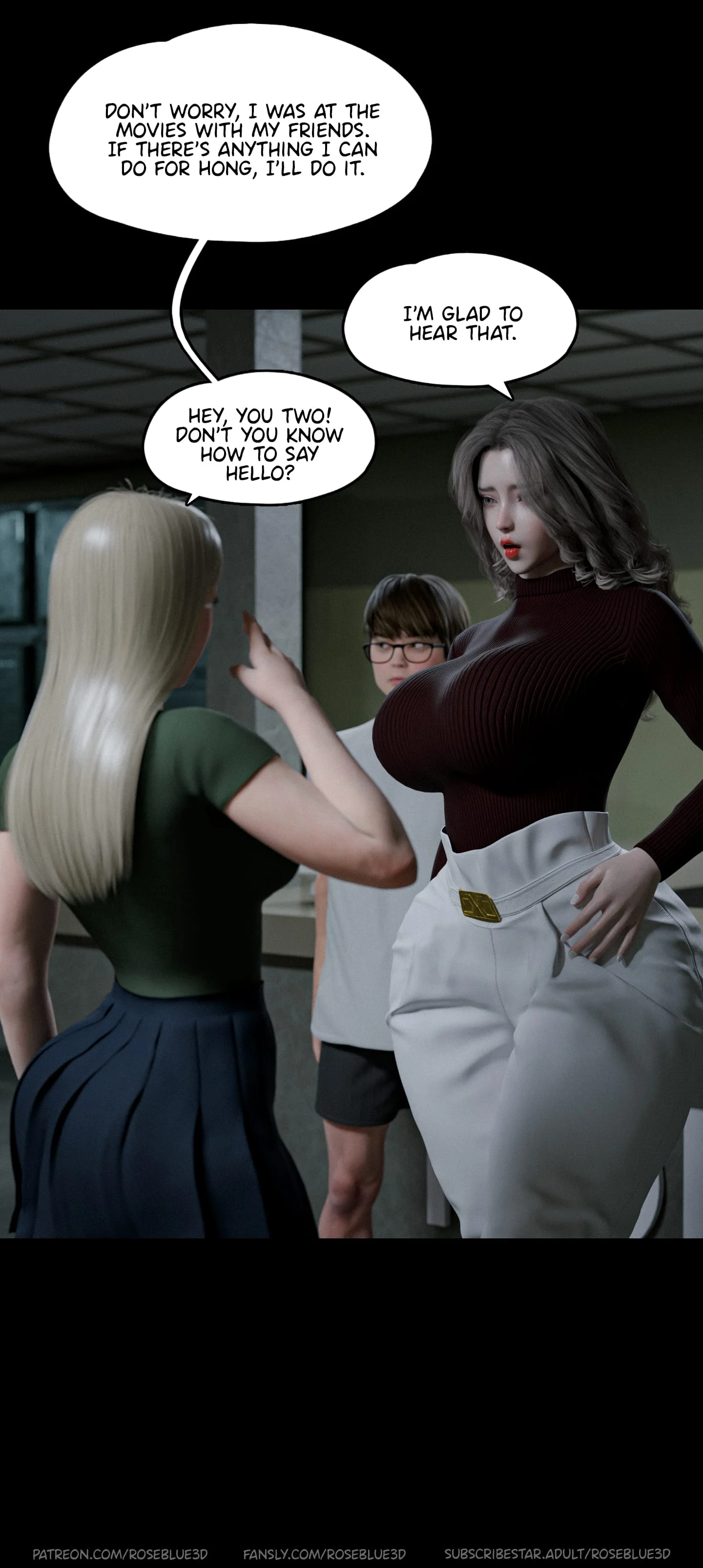My Neighbor’s Widow [Rose Blue 3D] - Chapter 44 — Page 39