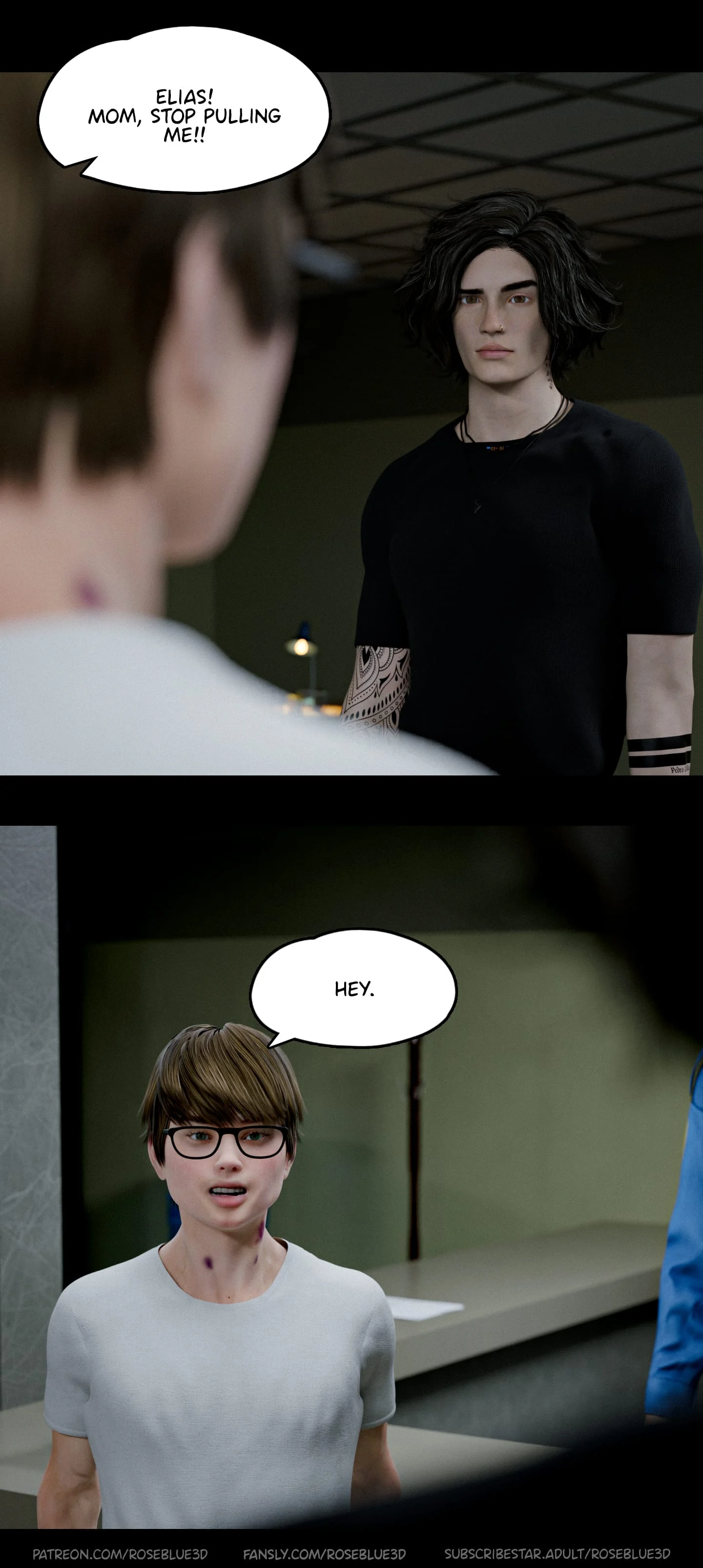 My Neighbor’s Widow [Rose Blue 3D] - Chapter 44 — Page 45