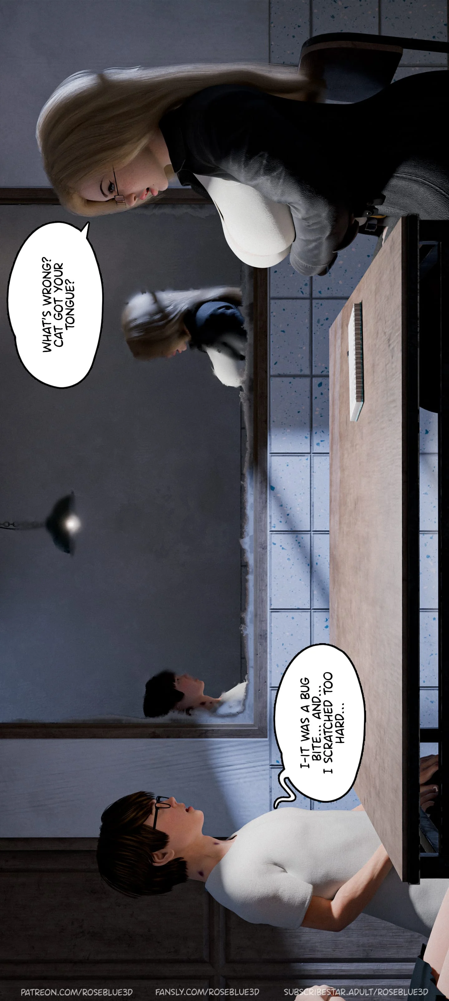 My Neighbor’s Widow [Rose Blue 3D] - Chapter 44 — Page 77