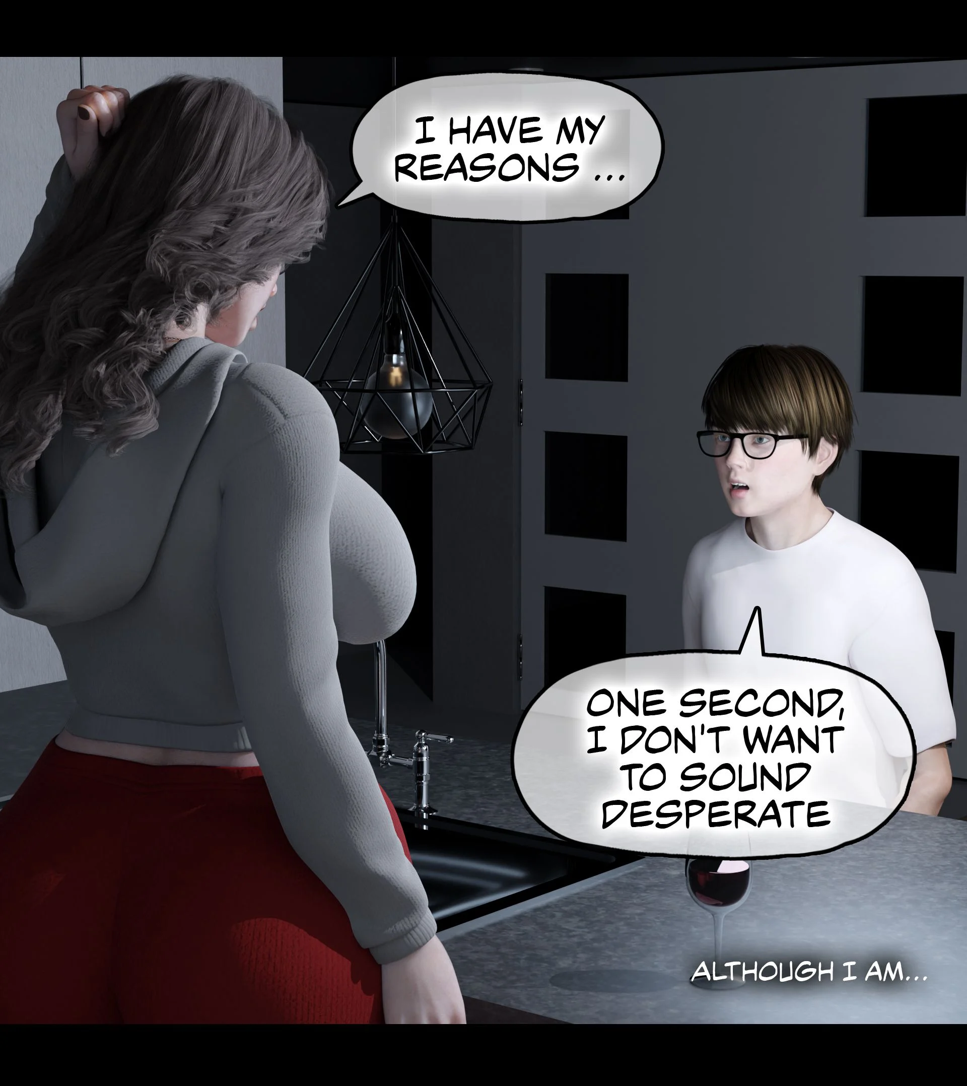 My Neighbor’s Widow [Rose Blue 3D] - Chapter 2 — Page 40