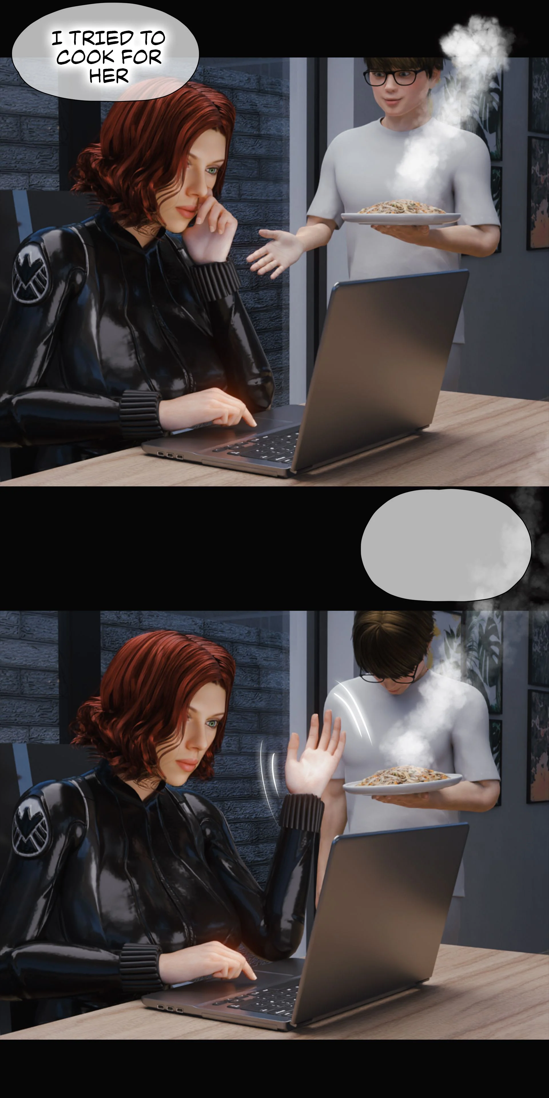 My Neighbor’s Widow [Rose Blue 3D] - Chapter 4 — Page 24