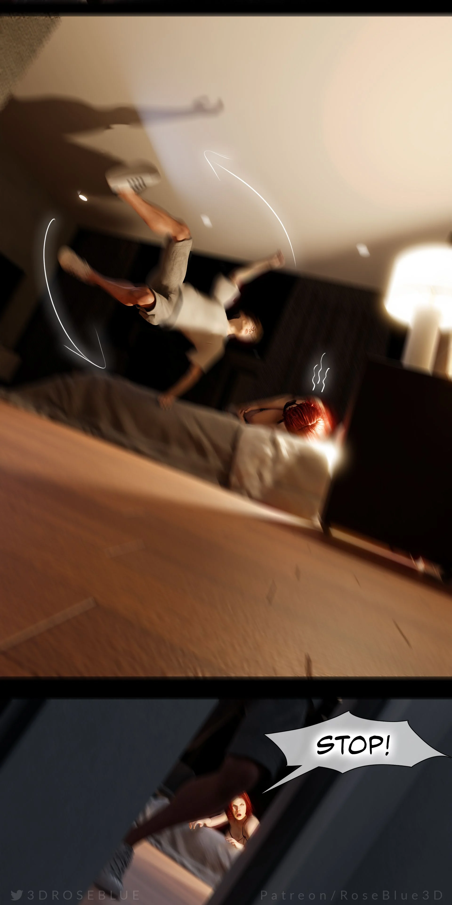 My Neighbor’s Widow [Rose Blue 3D] - Chapter 4 — Page 82