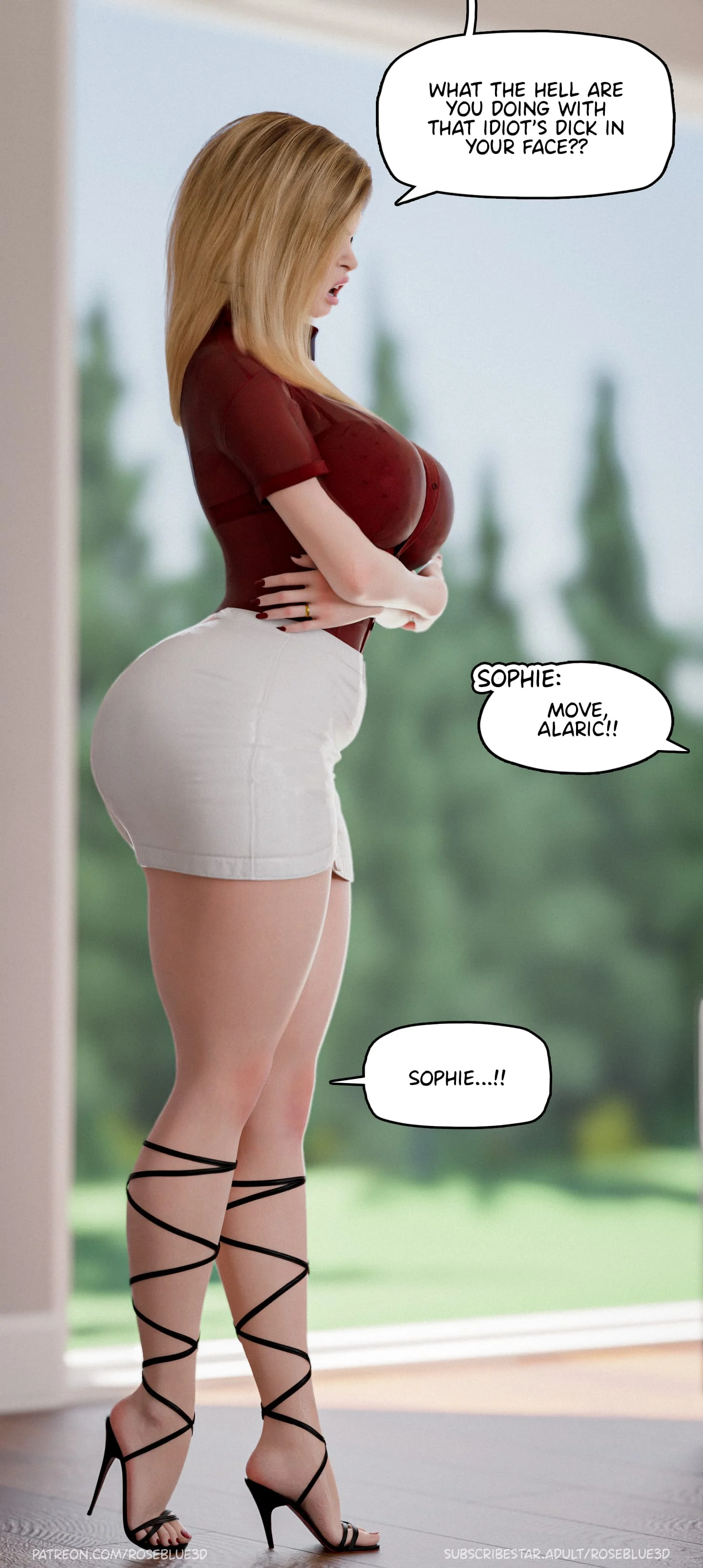 My Neighbor’s Widow [Rose Blue 3D] - Chapter 41 — Page 18