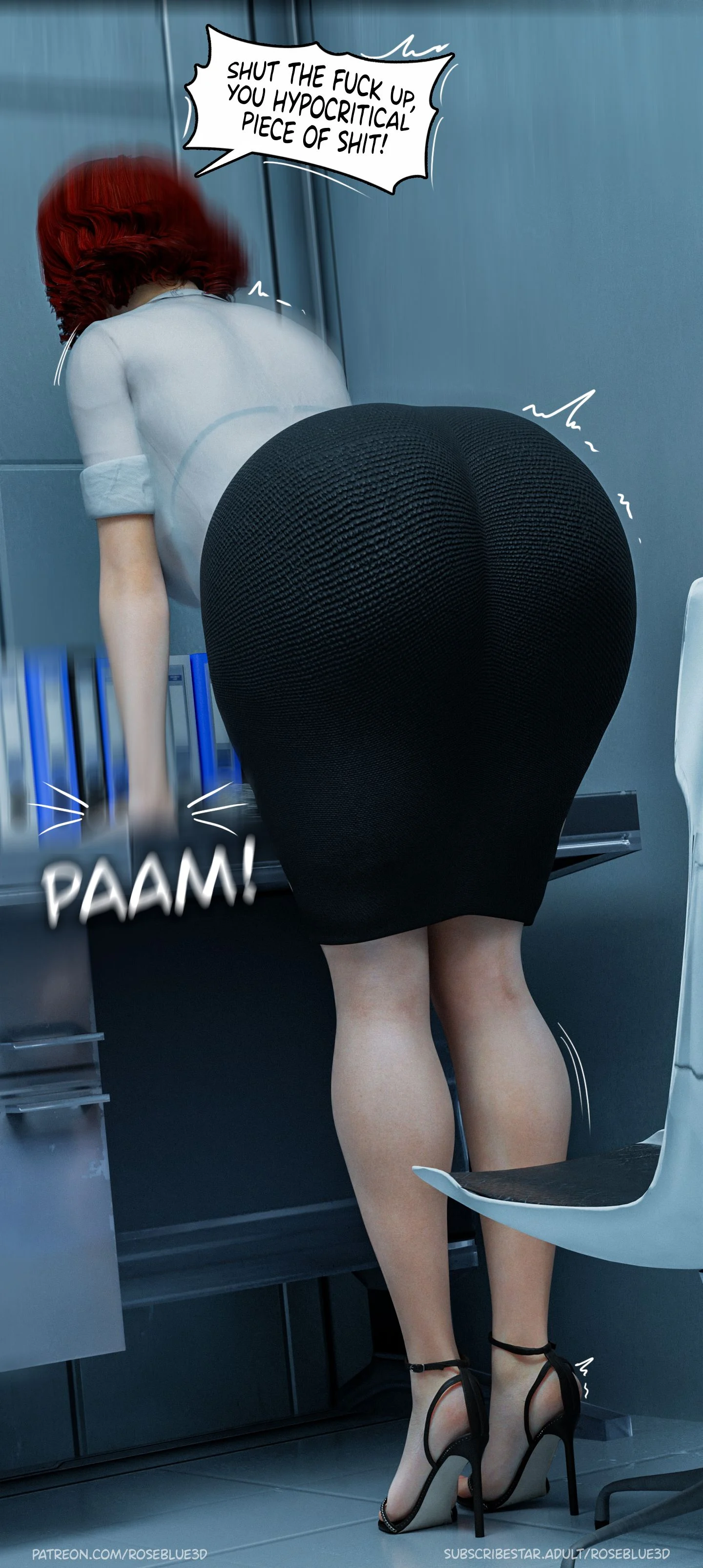 My Neighbor’s Widow [Rose Blue 3D] - Chapter 23 — Page 24