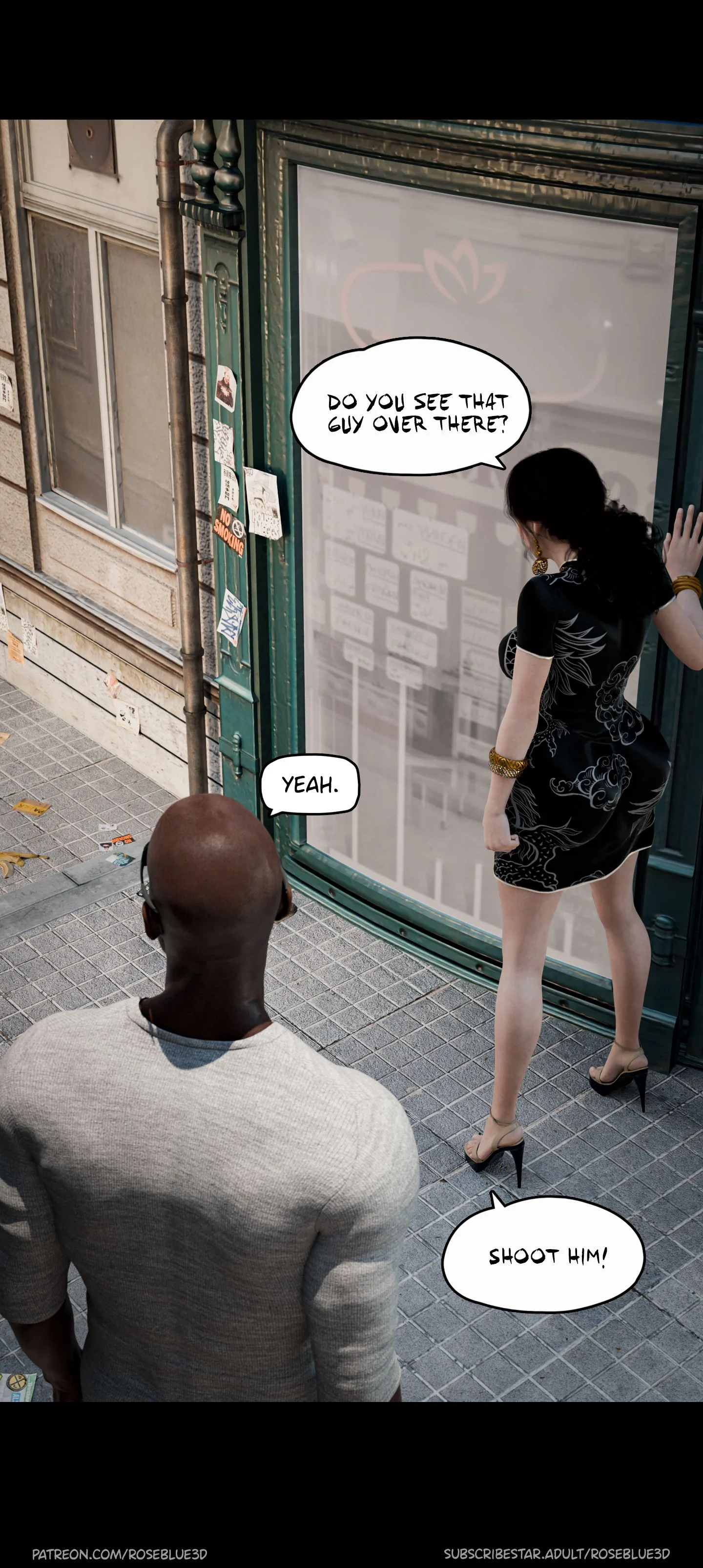 My Neighbor’s Widow [Rose Blue 3D] - Chapter 26 — Page 75