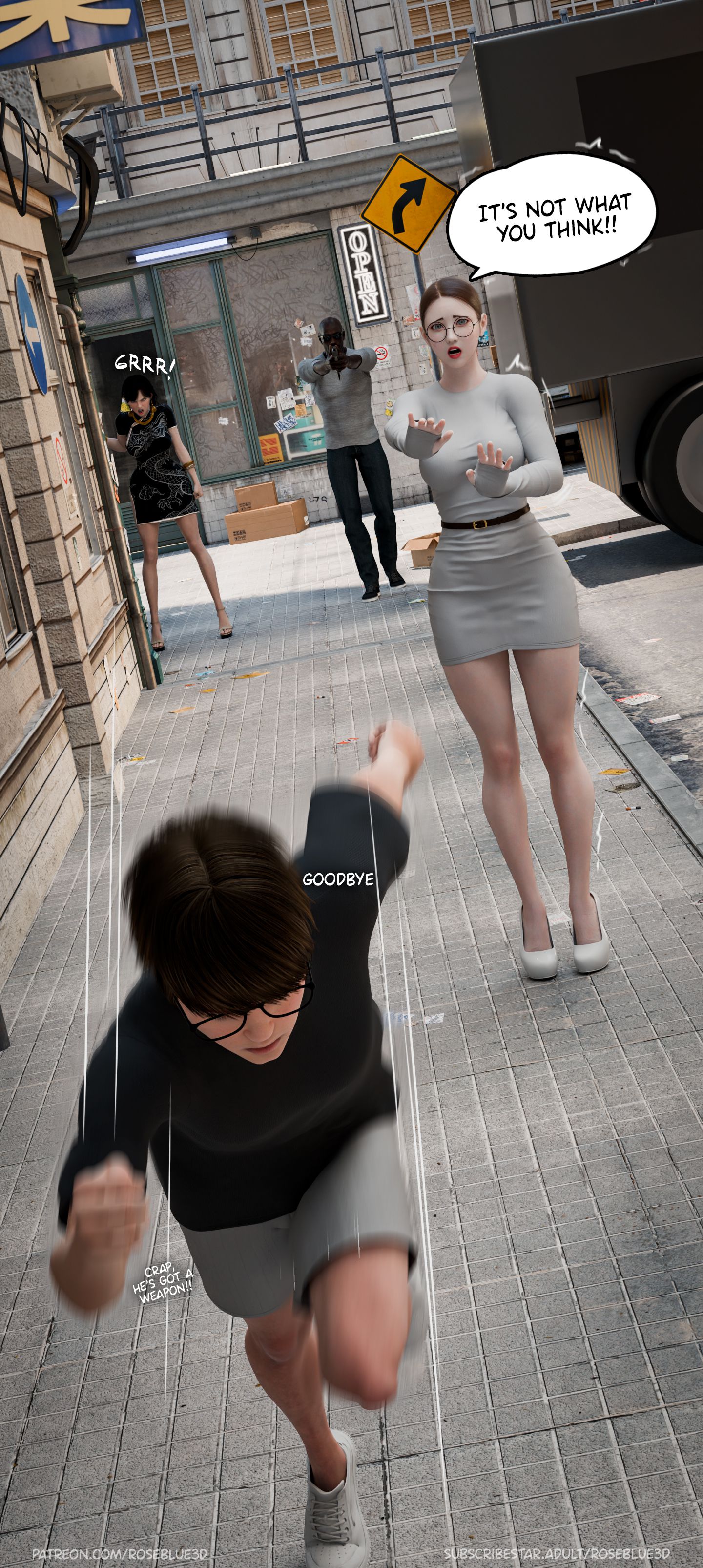 My Neighbor’s Widow [Rose Blue 3D] - Chapter 26 — Page 78