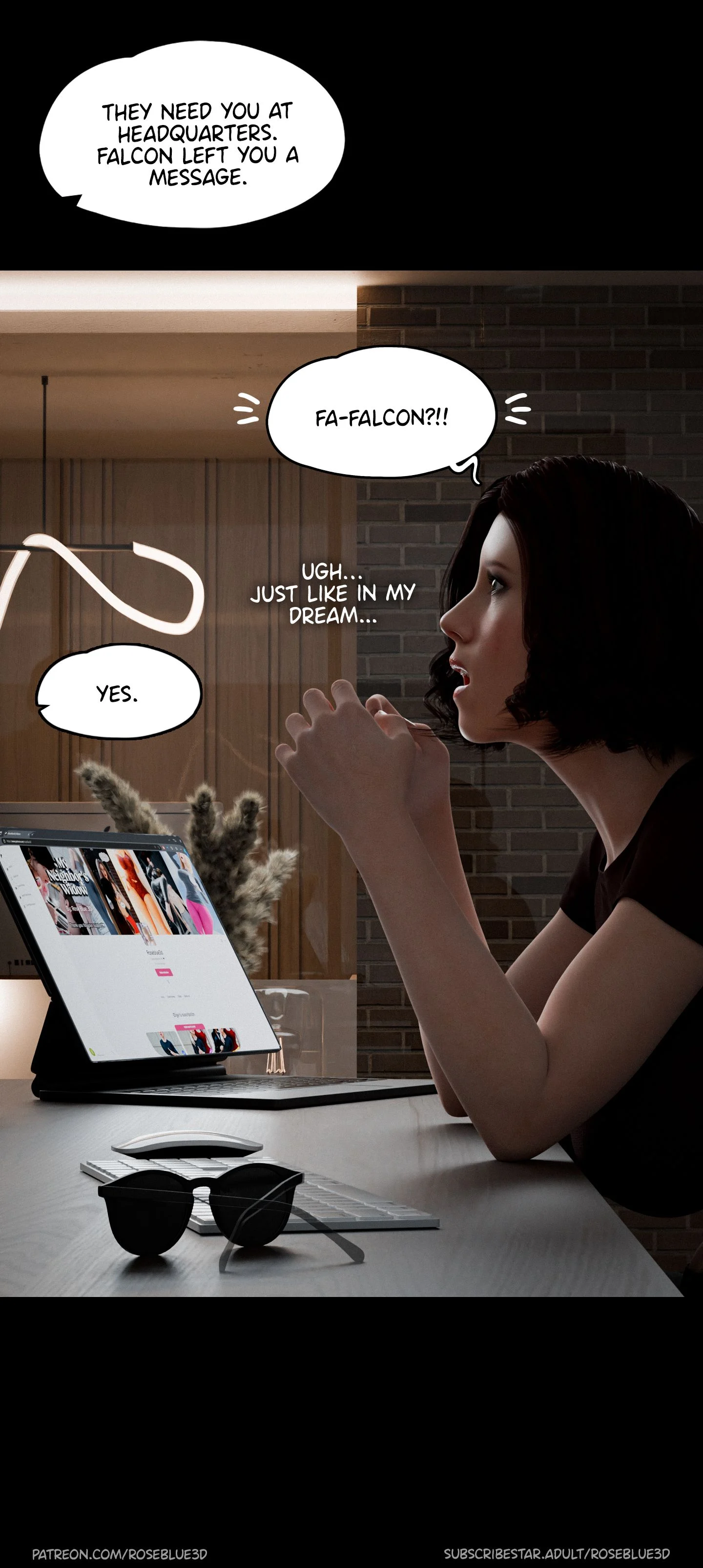 My Neighbor’s Widow [Rose Blue 3D] - Chapter 30 — Page 117