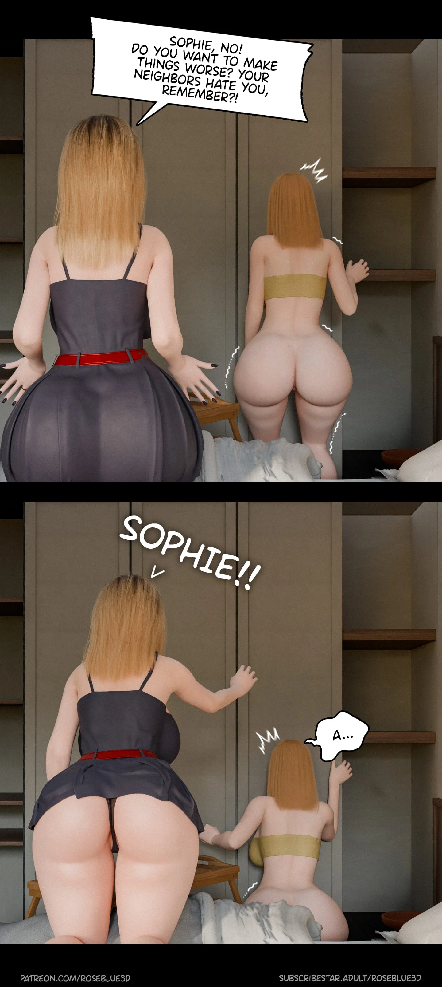 My Neighbor’s Widow [Rose Blue 3D] - Chapter 35 — Page 16