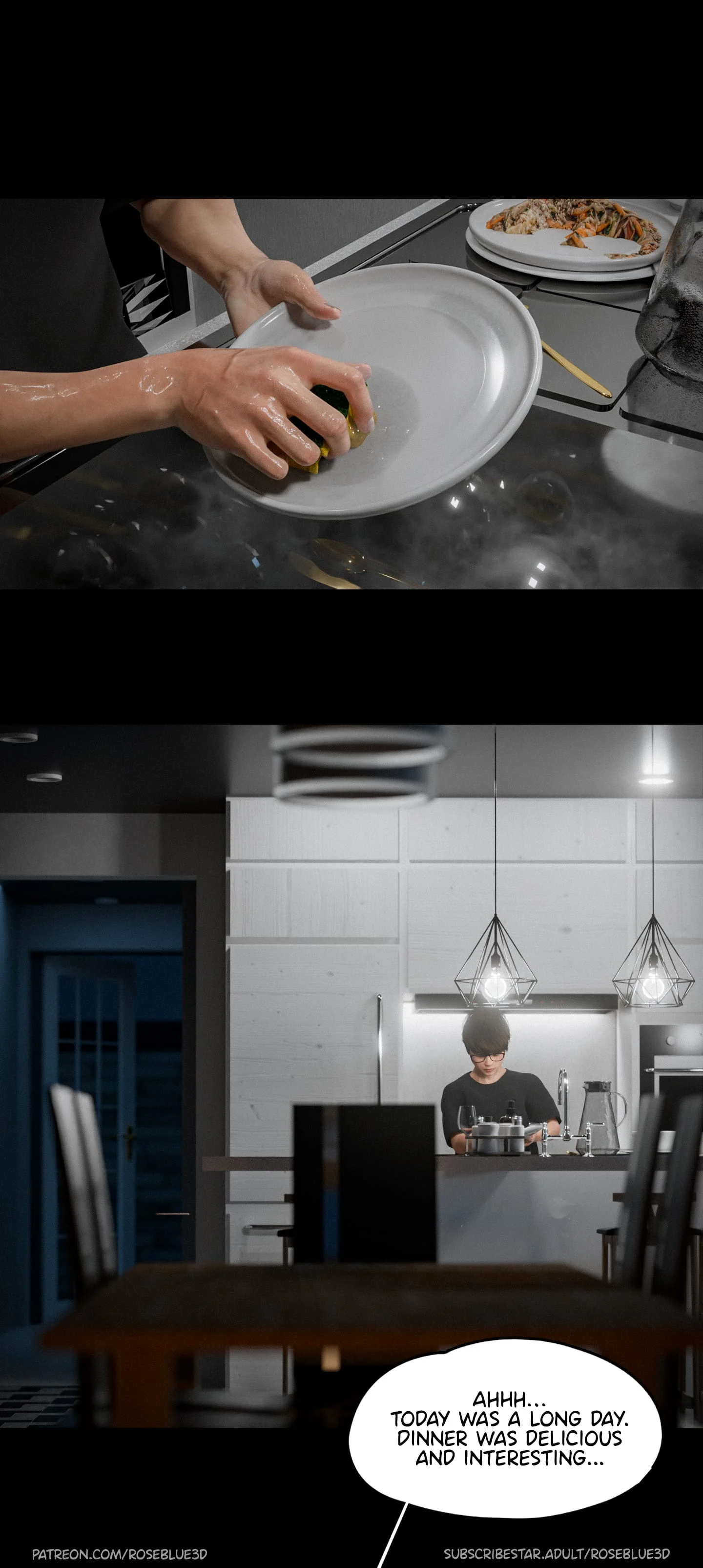 My Neighbor’s Widow [Rose Blue 3D] - Chapter 35 — Page 42