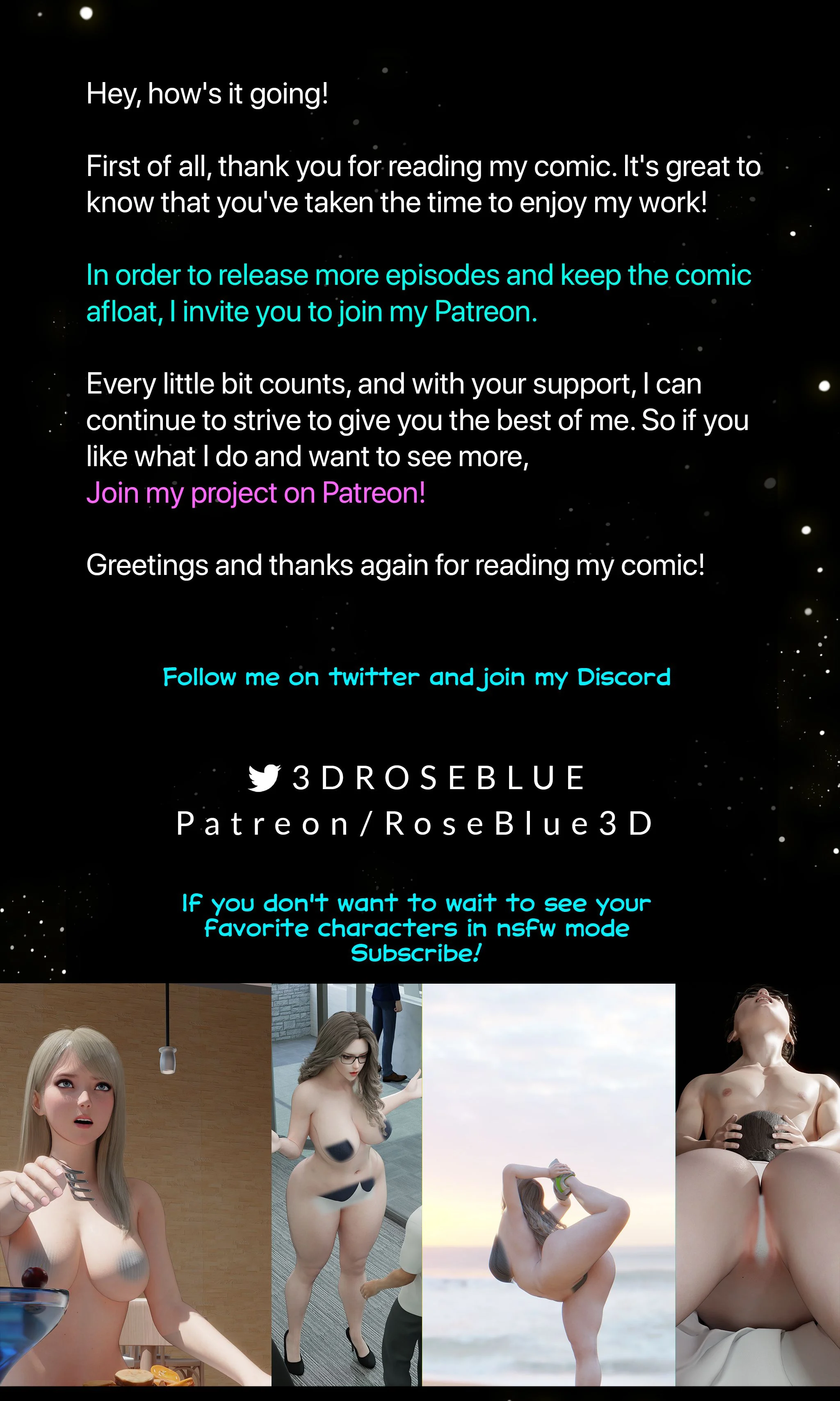 My Neighbor’s Widow [Rose Blue 3D] - Chapter 3 — Page 116