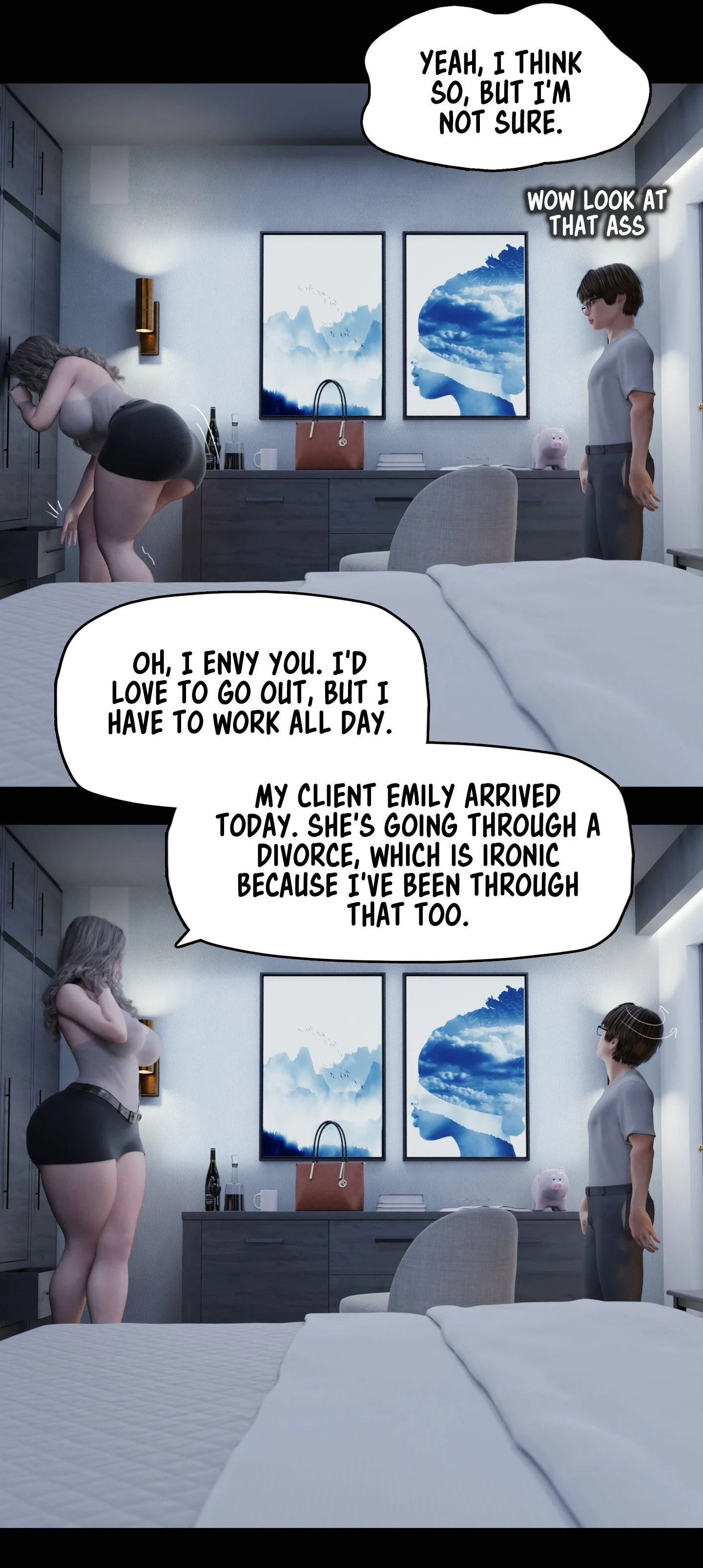 My Neighbor’s Widow [Rose Blue 3D] - Chapter 8 — Page 21