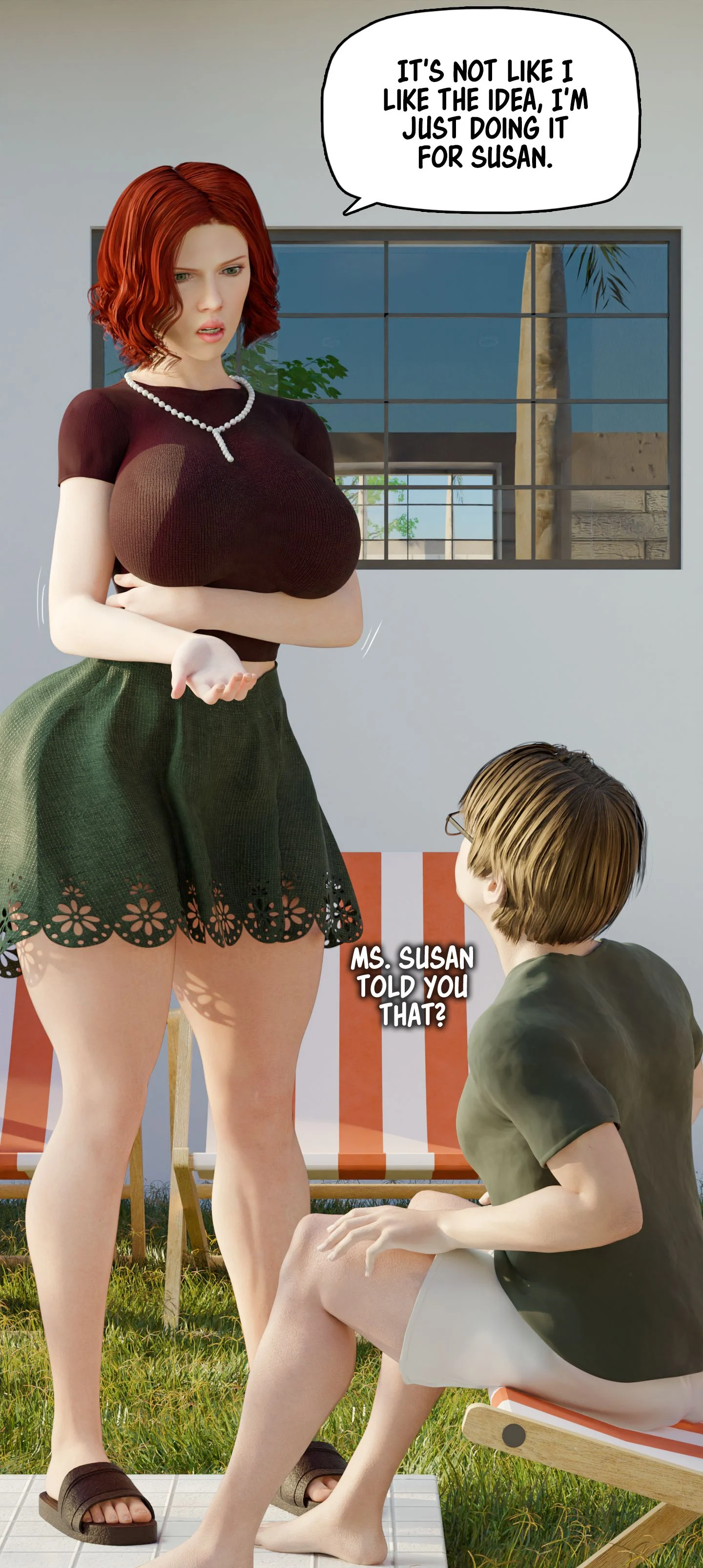 My Neighbor’s Widow [Rose Blue 3D] - Chapter 11 — Page 24