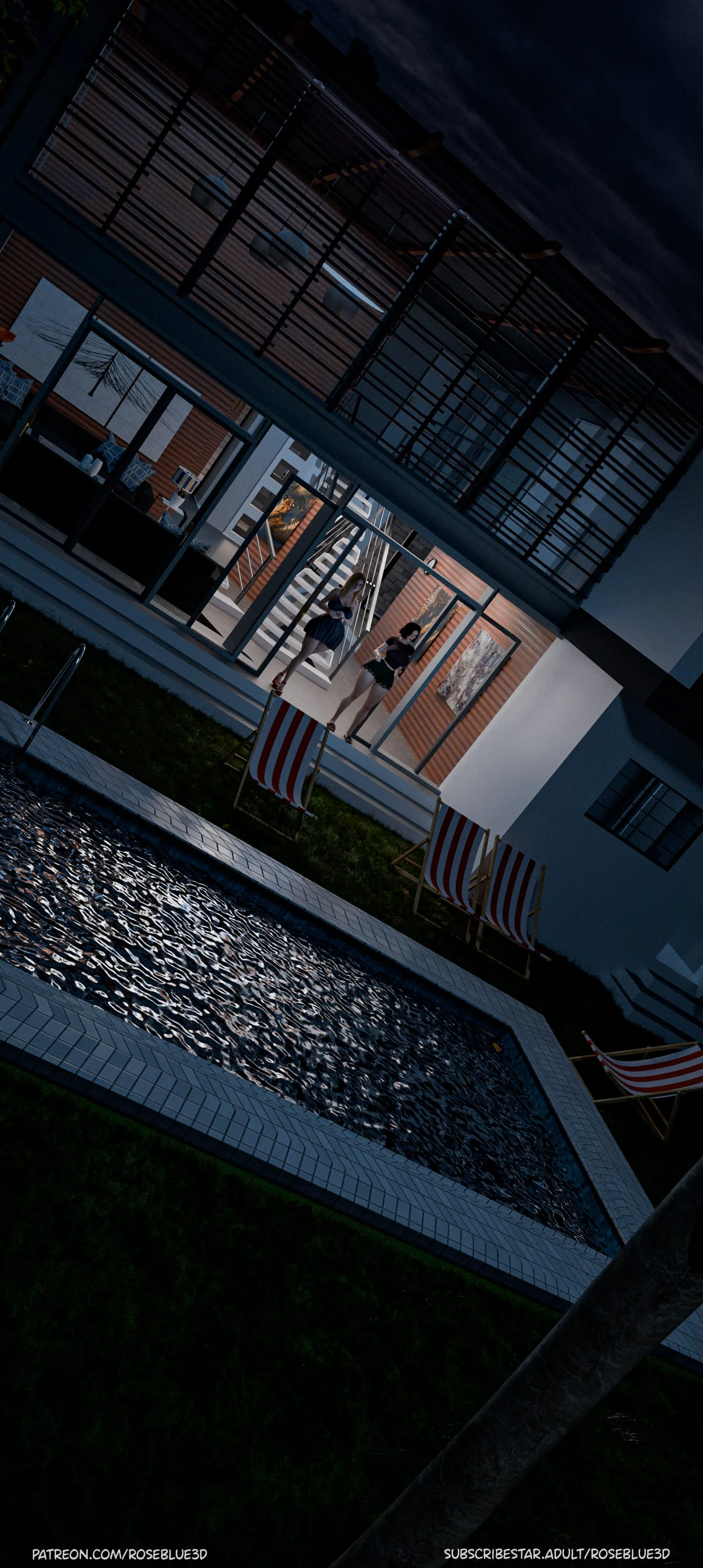 My Neighbor’s Widow [Rose Blue 3D] - Chapter 37 — Page 27