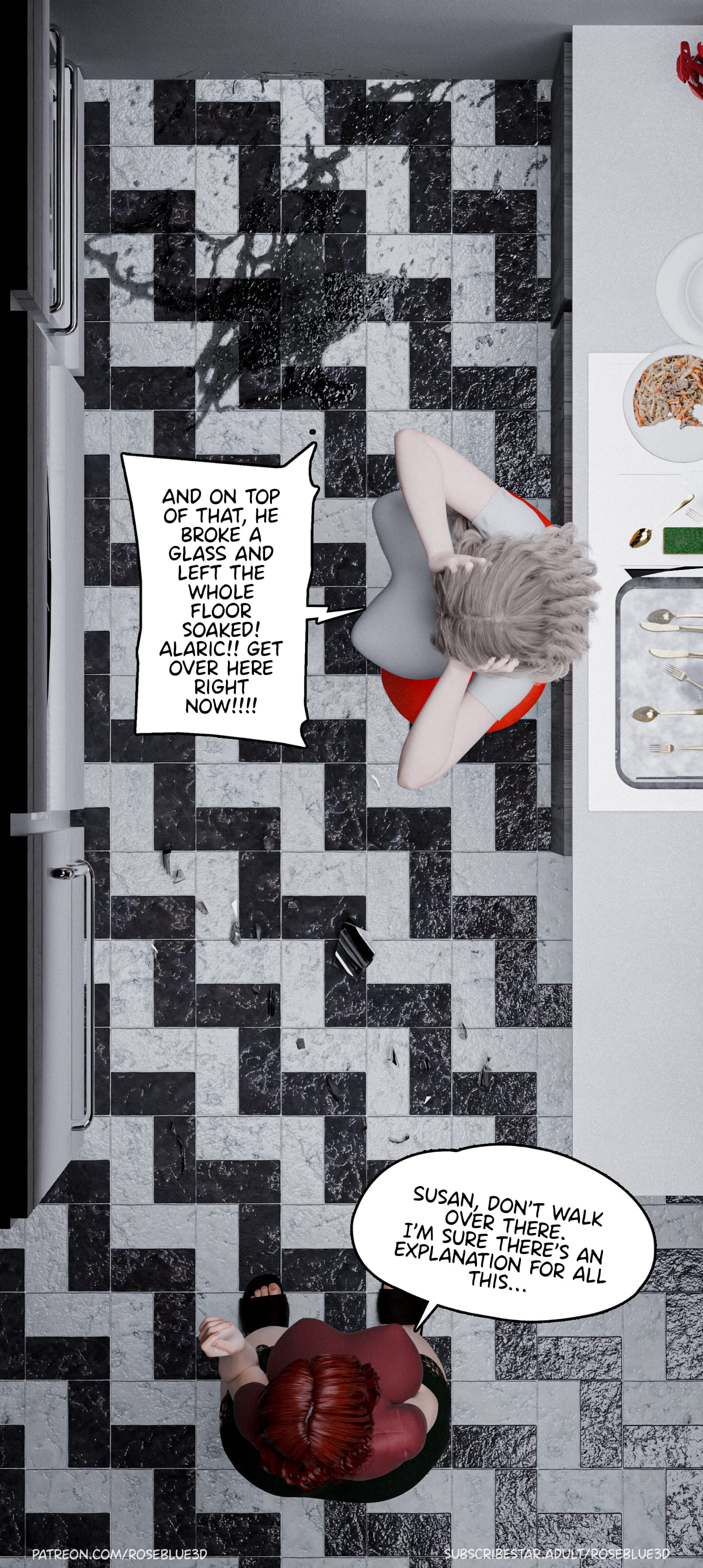 My Neighbor’s Widow [Rose Blue 3D] - Chapter 37 — Page 72