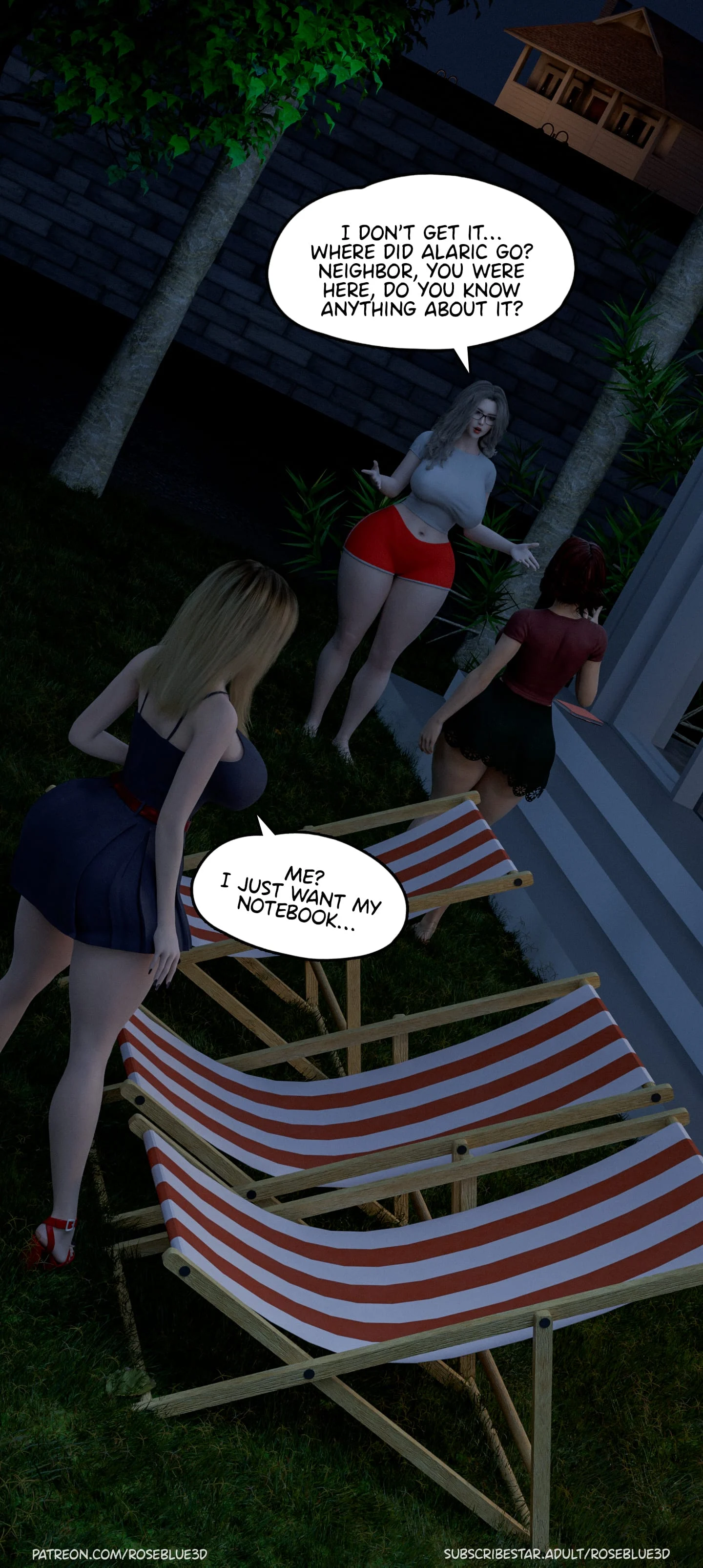 My Neighbor’s Widow [Rose Blue 3D] - Chapter 37 — Page 86