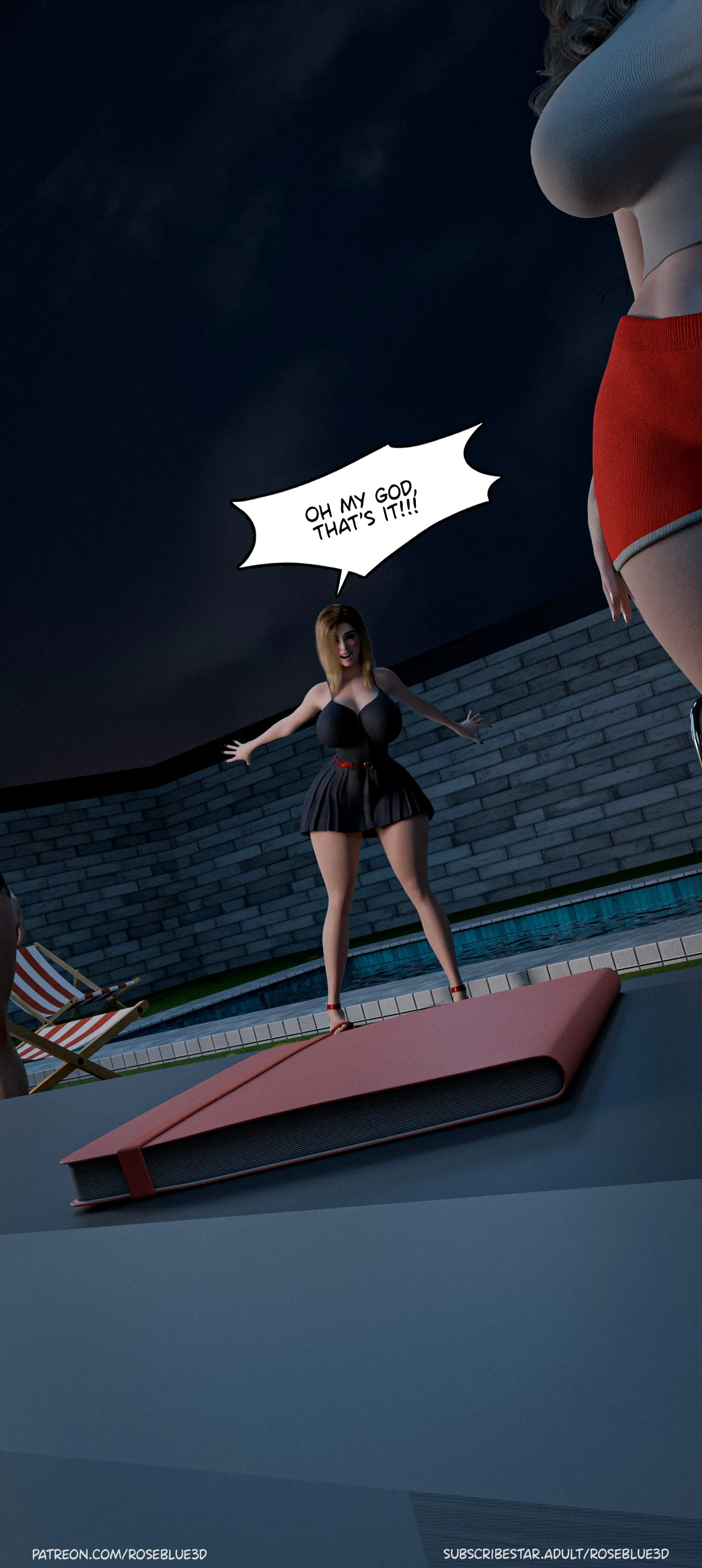 My Neighbor’s Widow [Rose Blue 3D] - Chapter 37 — Page 88