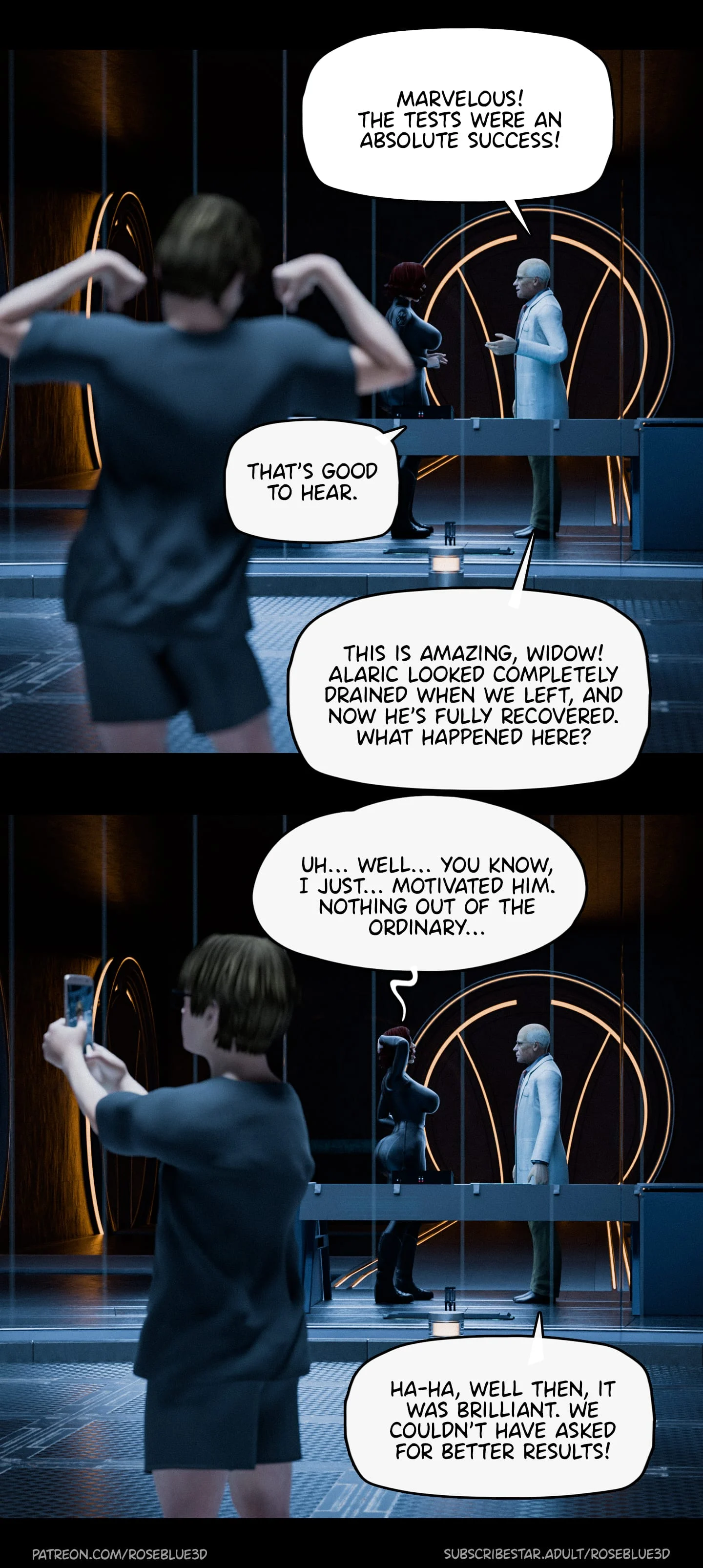 My Neighbor’s Widow [Rose Blue 3D] - Chapter 34 — Page 100