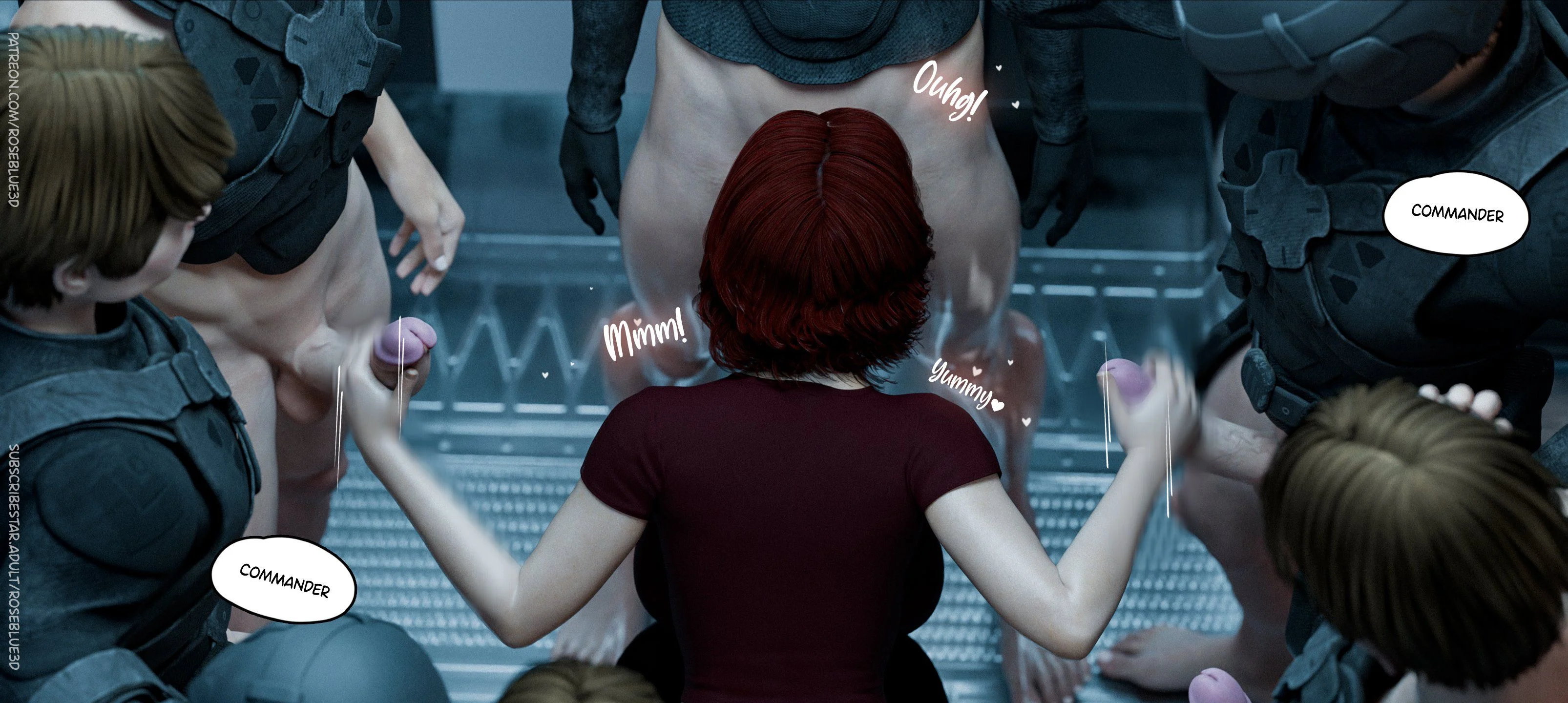 My Neighbor’s Widow [Rose Blue 3D] - Chapter 30.1 — Page 69