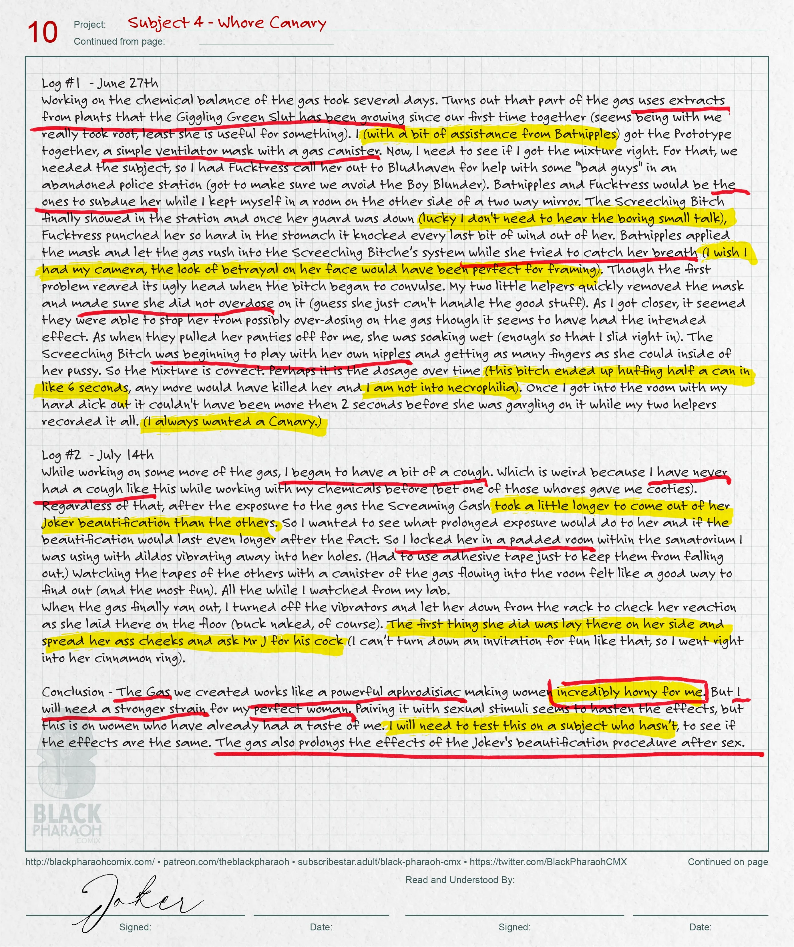 Pages of Mad Obsession [The Black Pharaoh] - Chapter 1 — Page 12