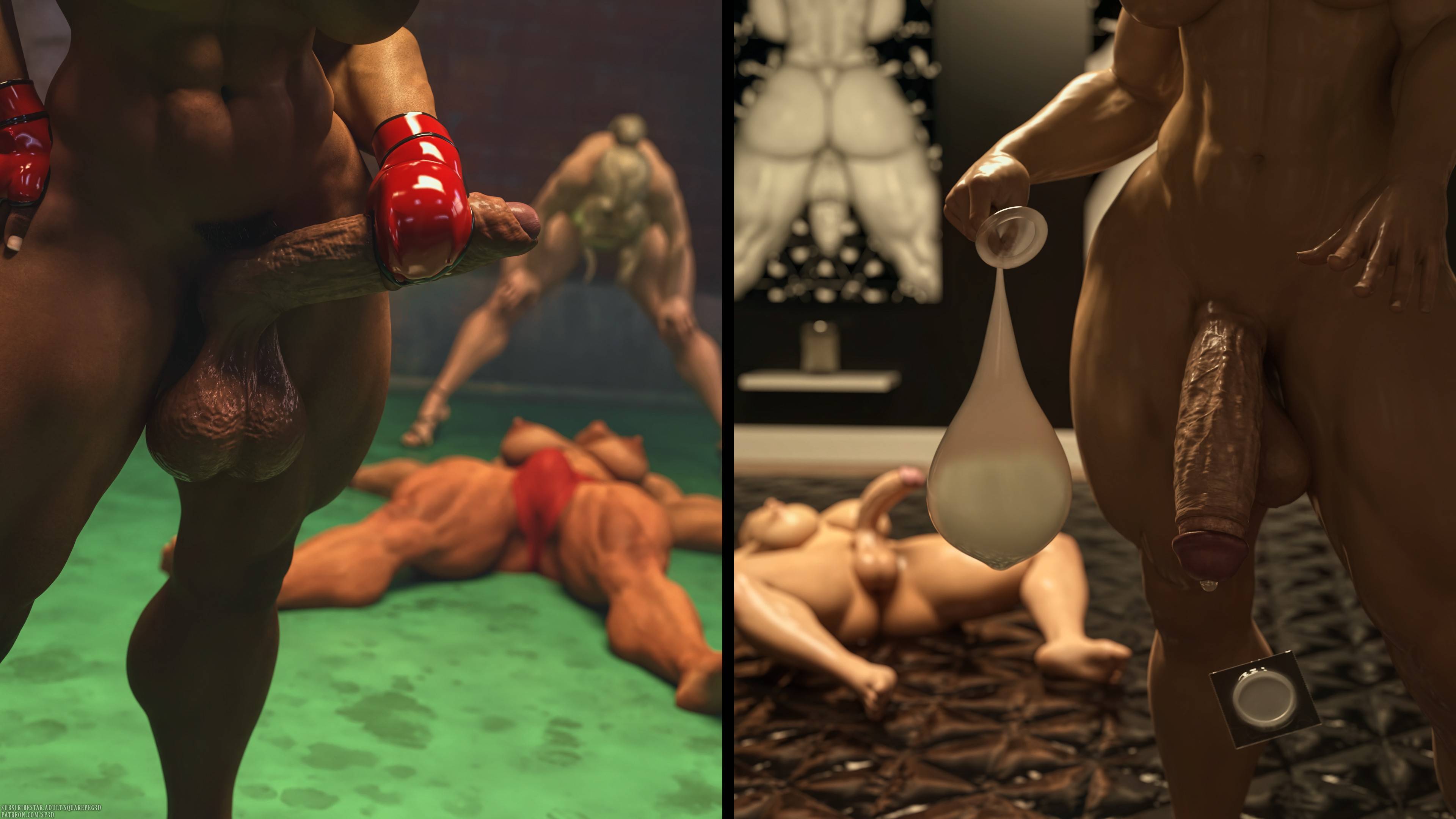 Bates And The Bitch [SquarePeg3D] - Chapter 1 — Page 124