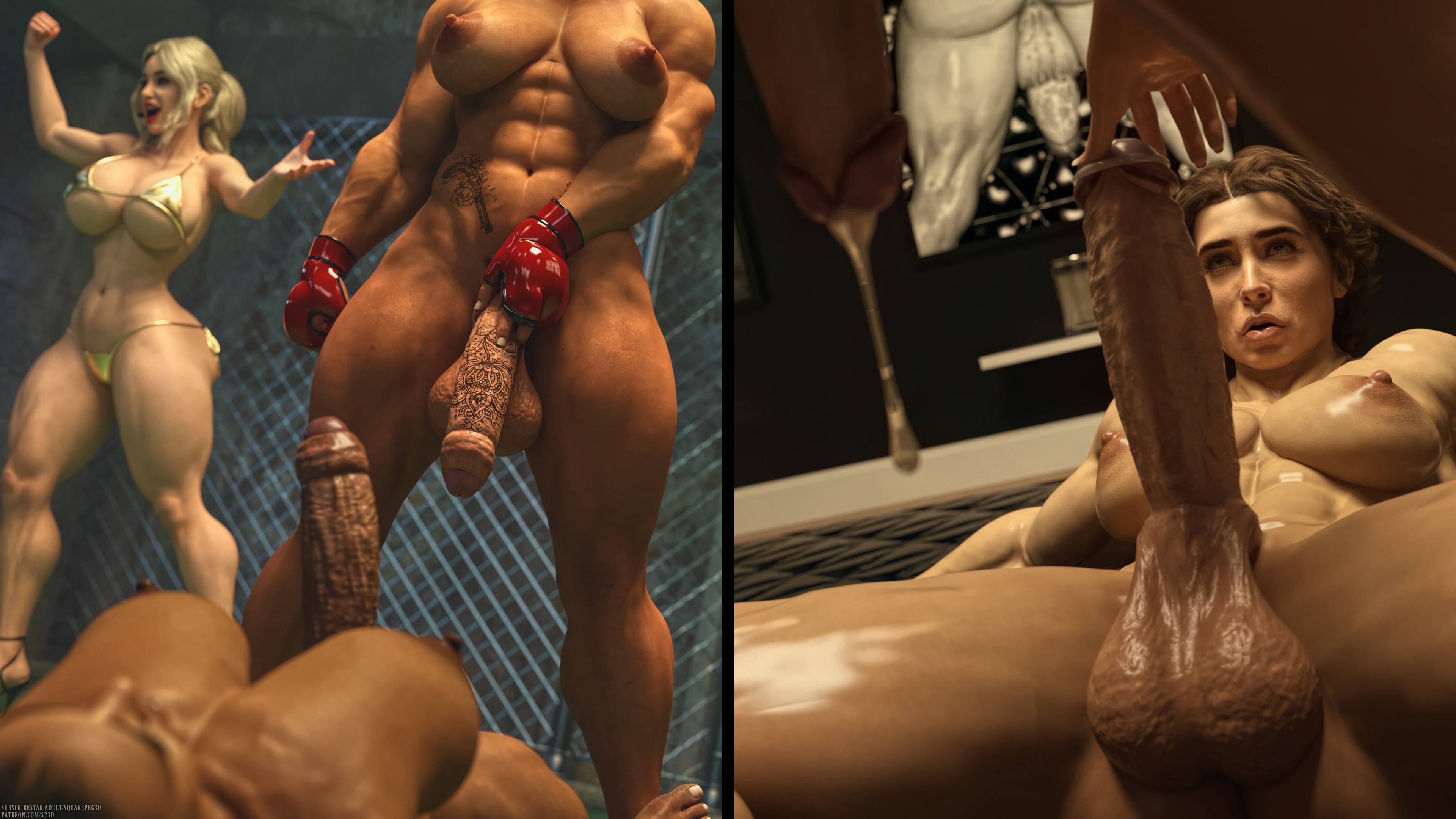 Bates And The Bitch [SquarePeg3D] - Chapter 1 — Page 127