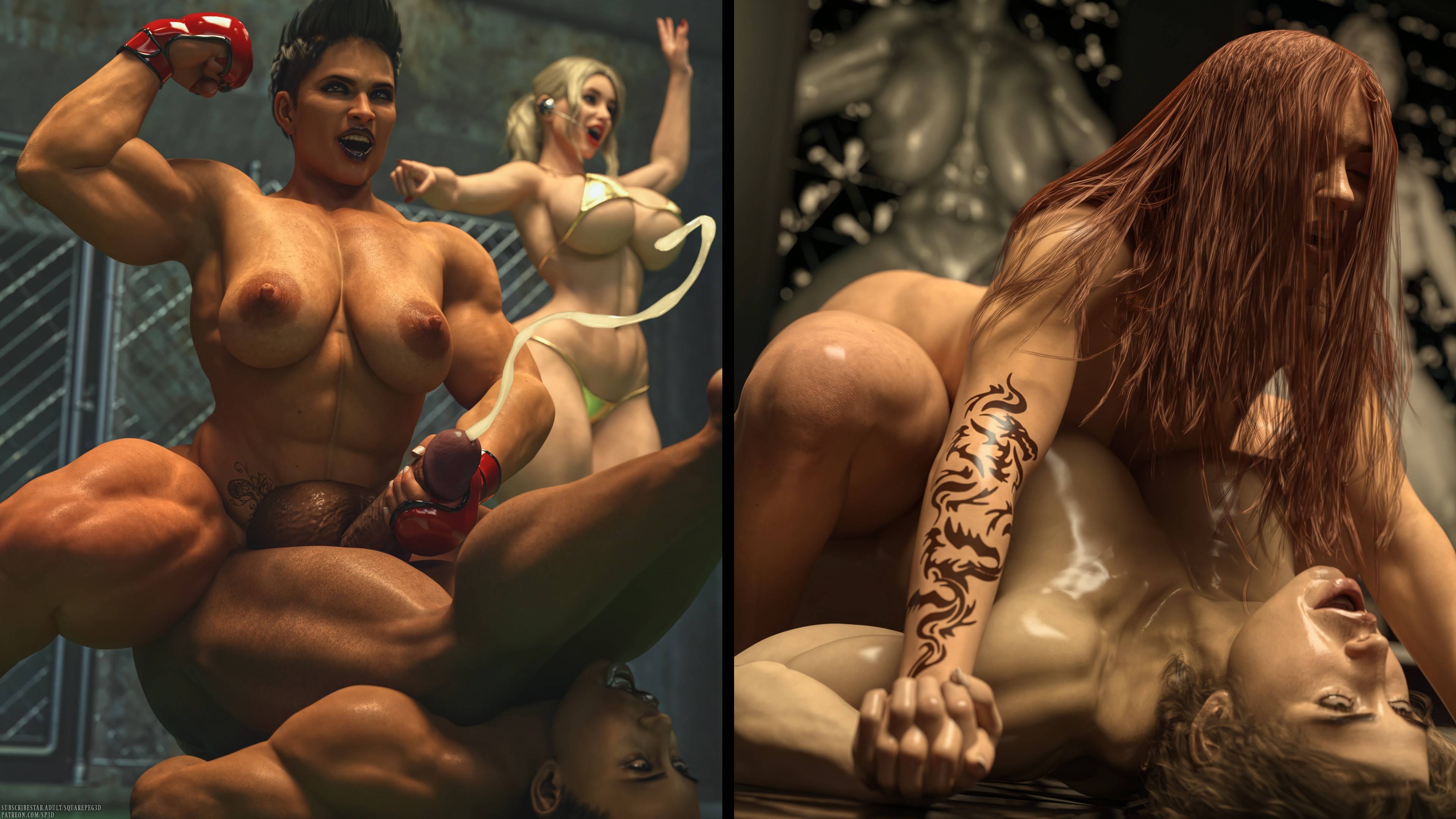 Bates And The Bitch [SquarePeg3D] - Chapter 1 — Page 128