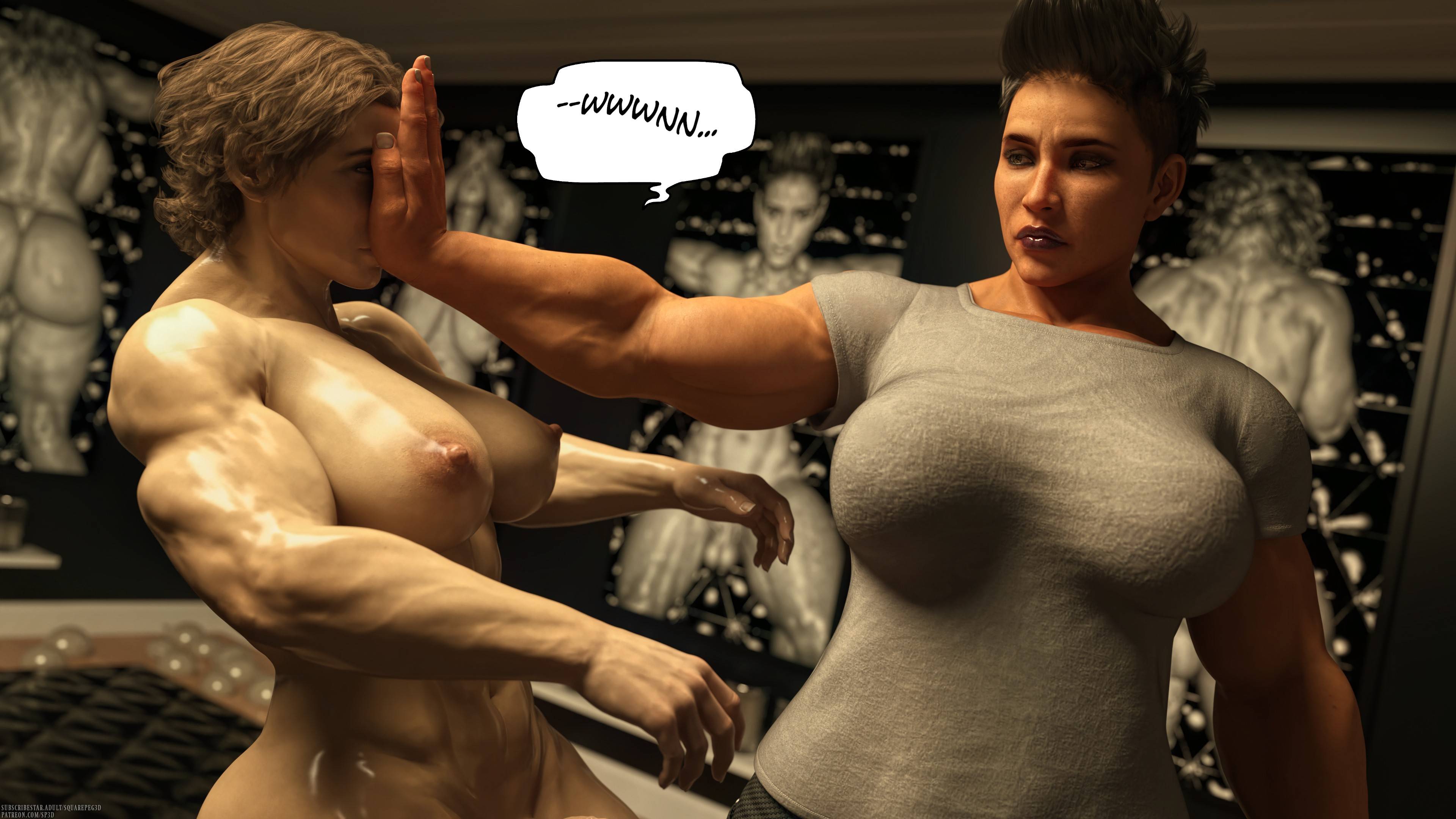 Bates And The Bitch [SquarePeg3D] - Chapter 1 — Page 137