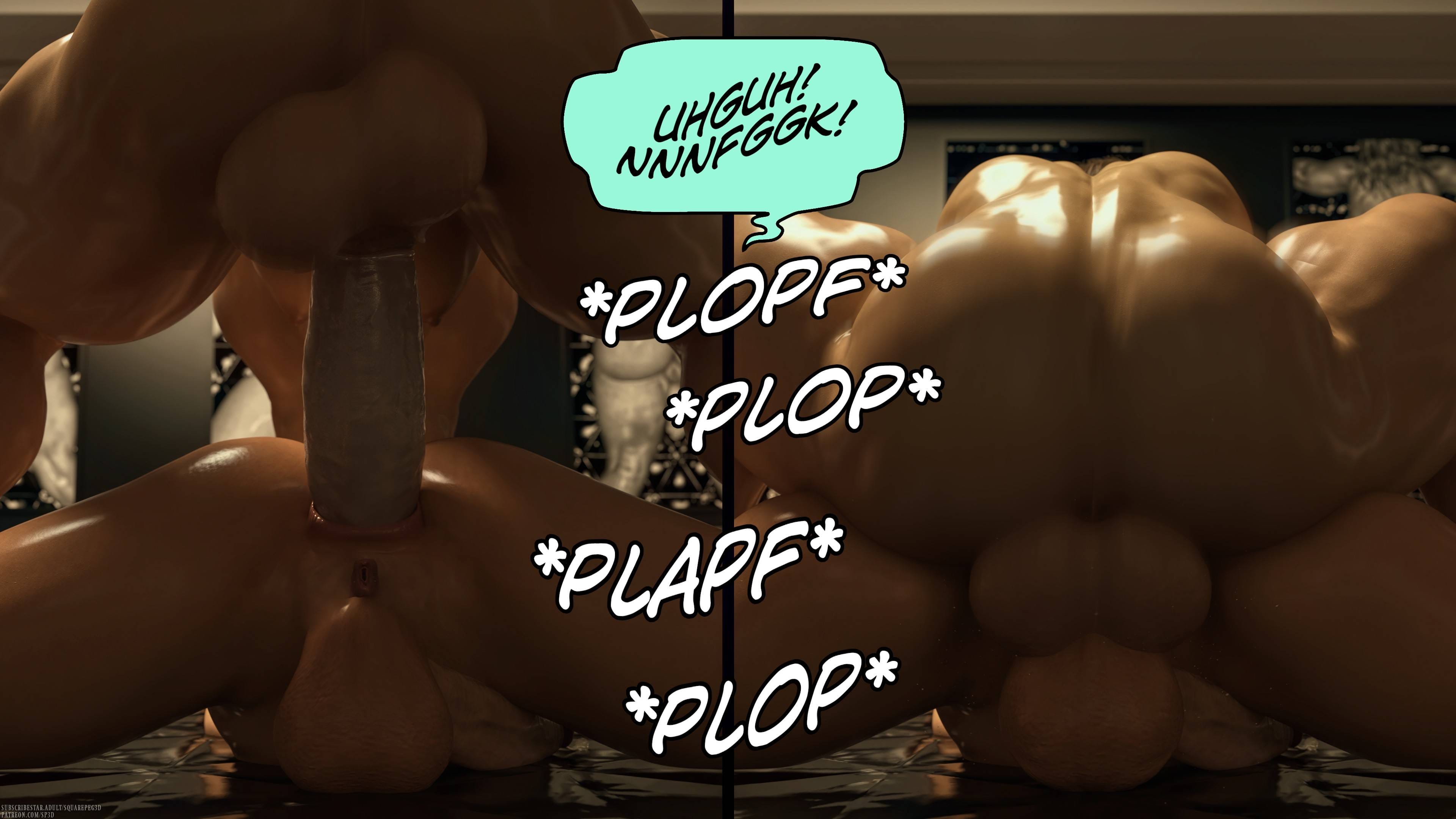 Bates And The Bitch [SquarePeg3D] - Chapter 1 — Page 91