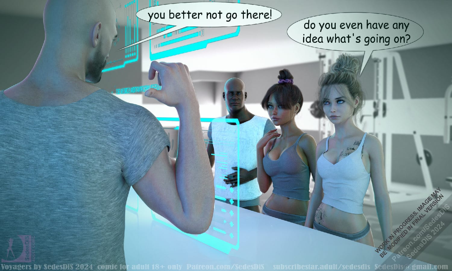 Voyagers [SedesDiS] - Chapter 1 — Page 114