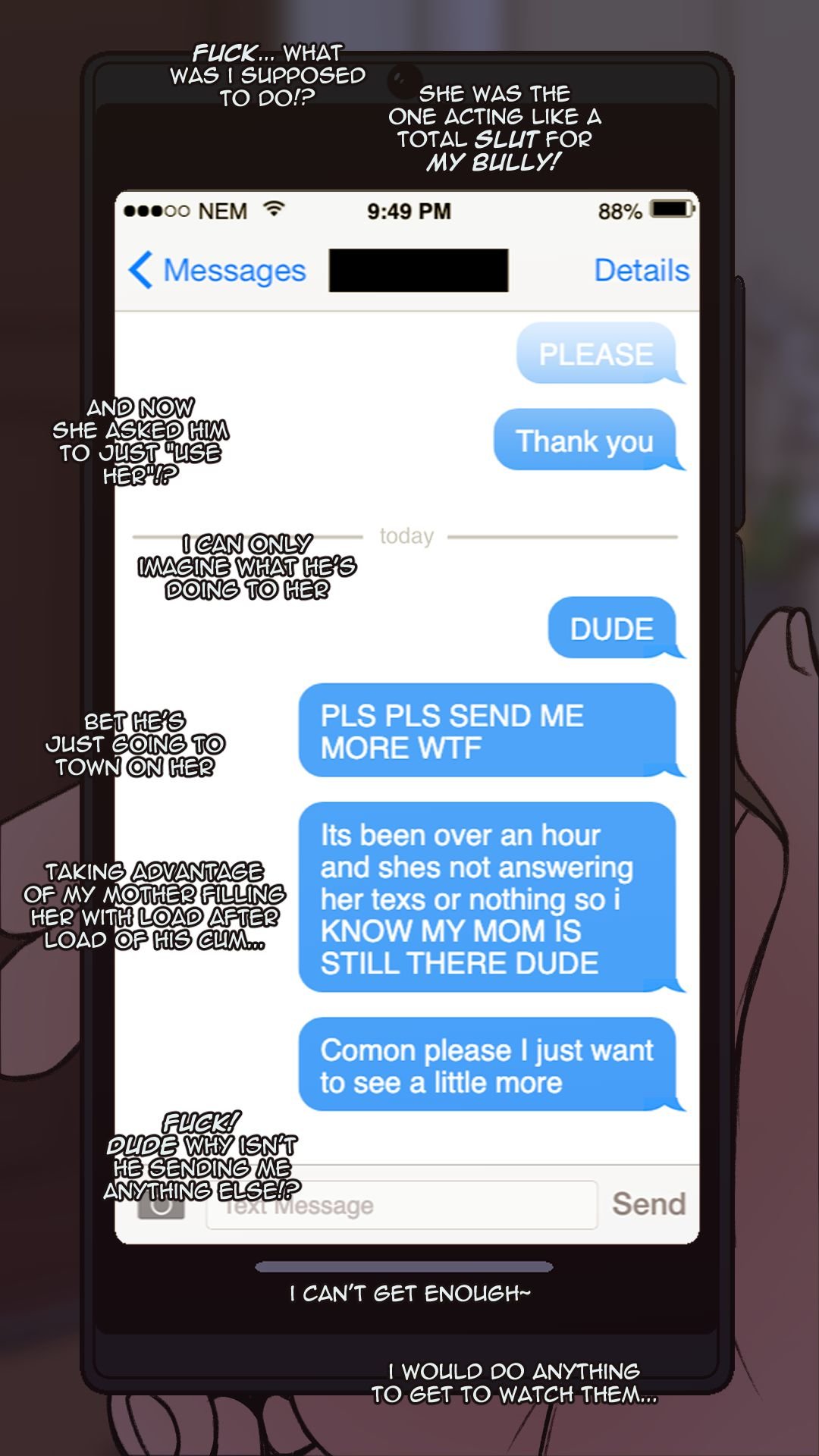 Mom deals with my bully [NotEnoughMilk] - Chapter 1 — Page 15