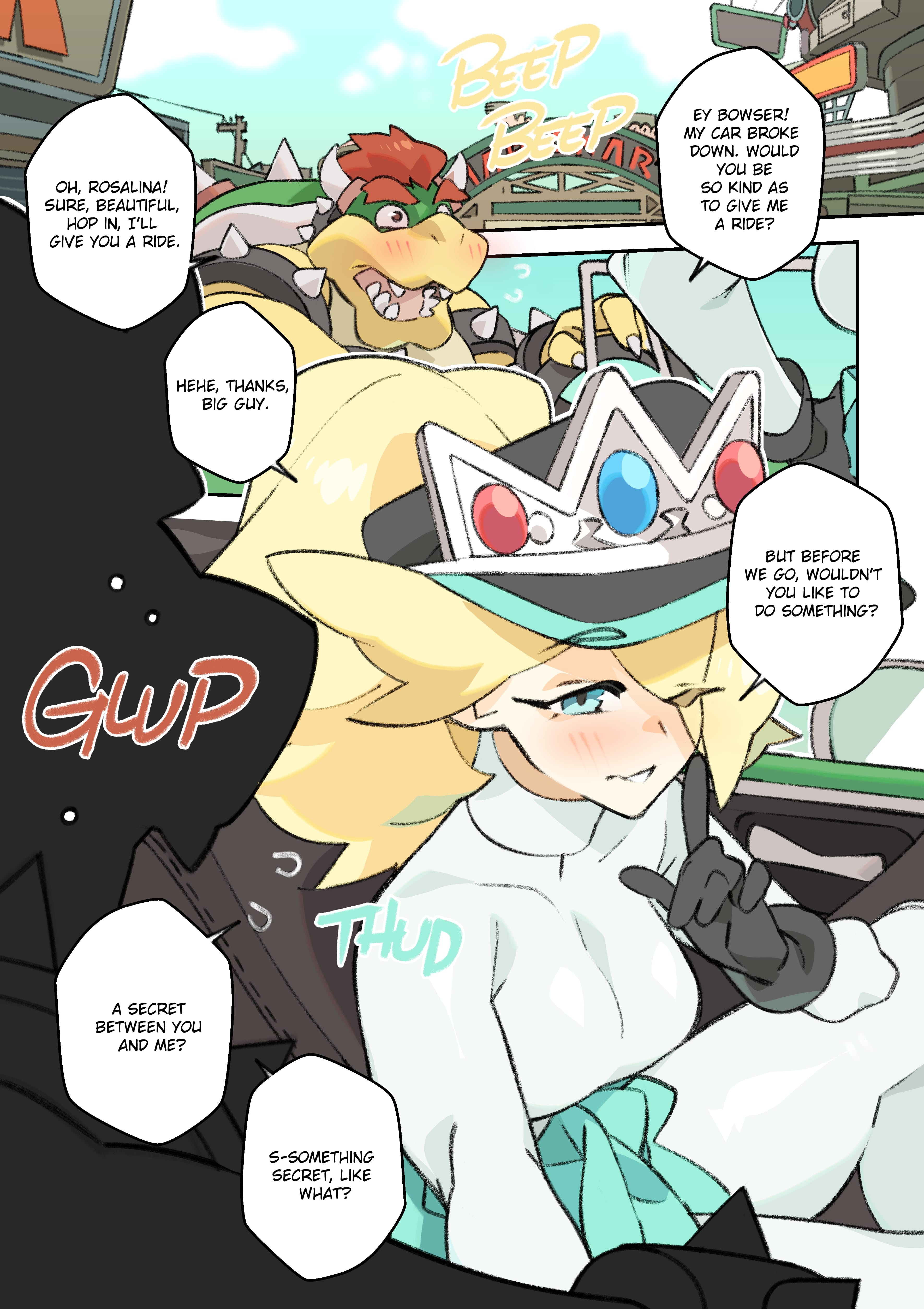 Drift into Rosalina's Galaxy (Mario Kart) [Nisego] - Chapter 1 — Page 5