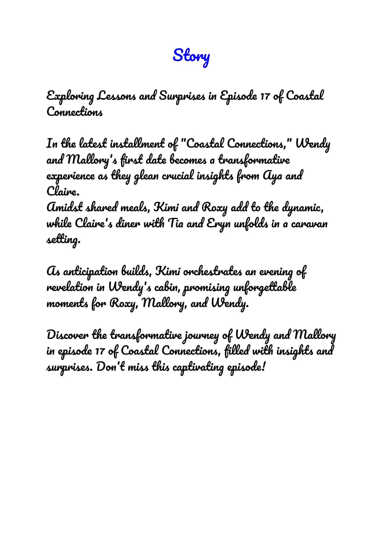 Coastal Connections [Pat] - Chapter 17 — Page 5