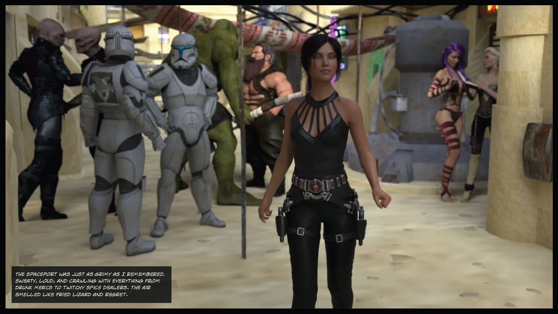 Star Whores (Star Wars) [Sexy3DComics | Gonzo] - Chapter 1 — Page 43