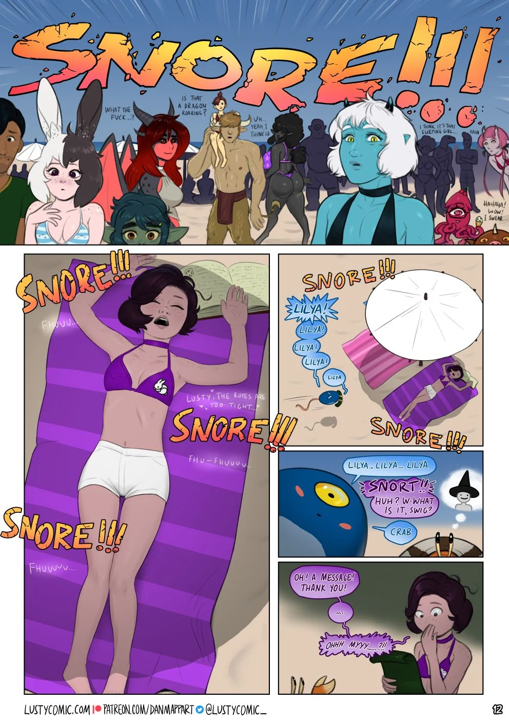 Lusty In Fantastic Breasts [Dan Mapplethorpe] - Chapter 4 — Page 12