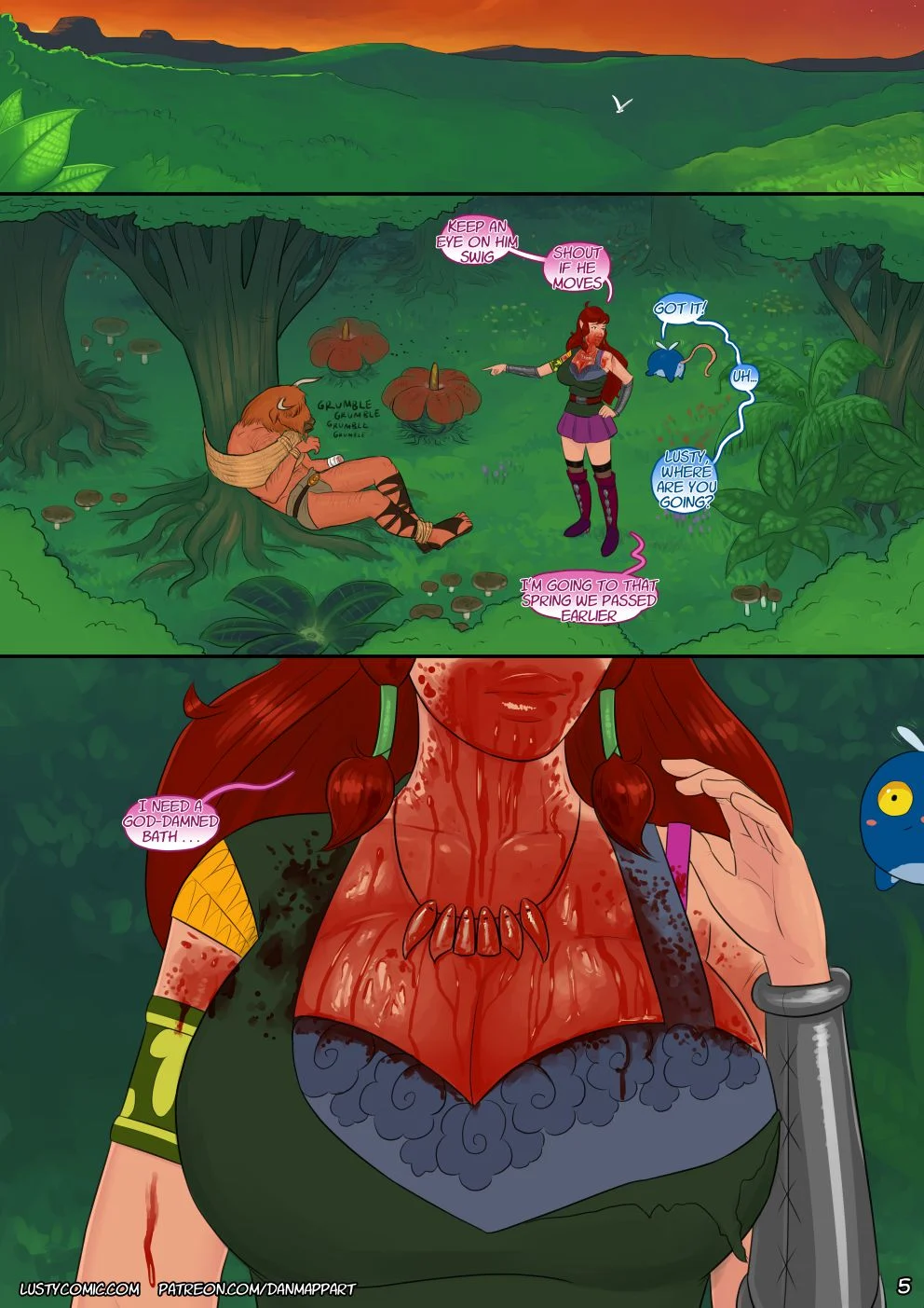 Lusty In Fantastic Breasts [Dan Mapplethorpe] - Chapter 2 — Page 5