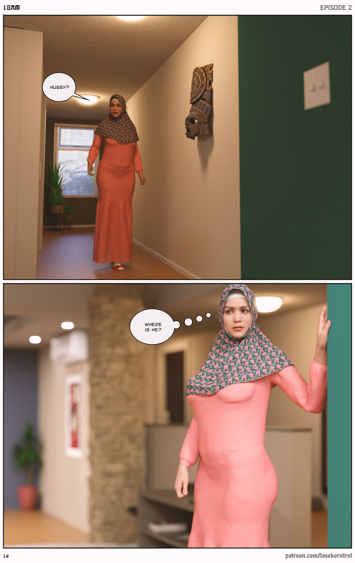 10 AM [LoseKorntrol, Hijab 3DX] - Chapter 2 — Page 14