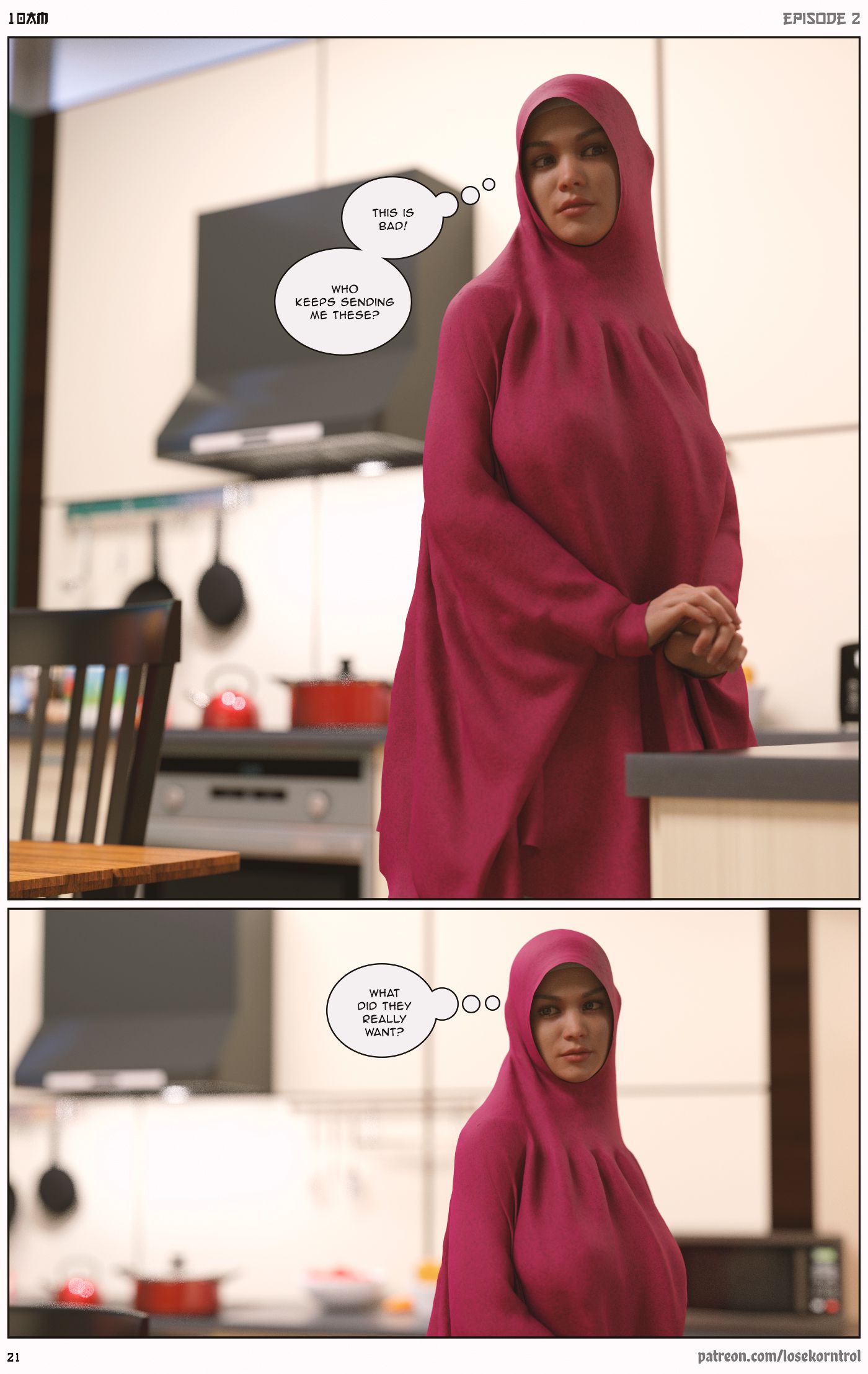 10 AM [LoseKorntrol, Hijab 3DX] - Chapter 2 — Page 21