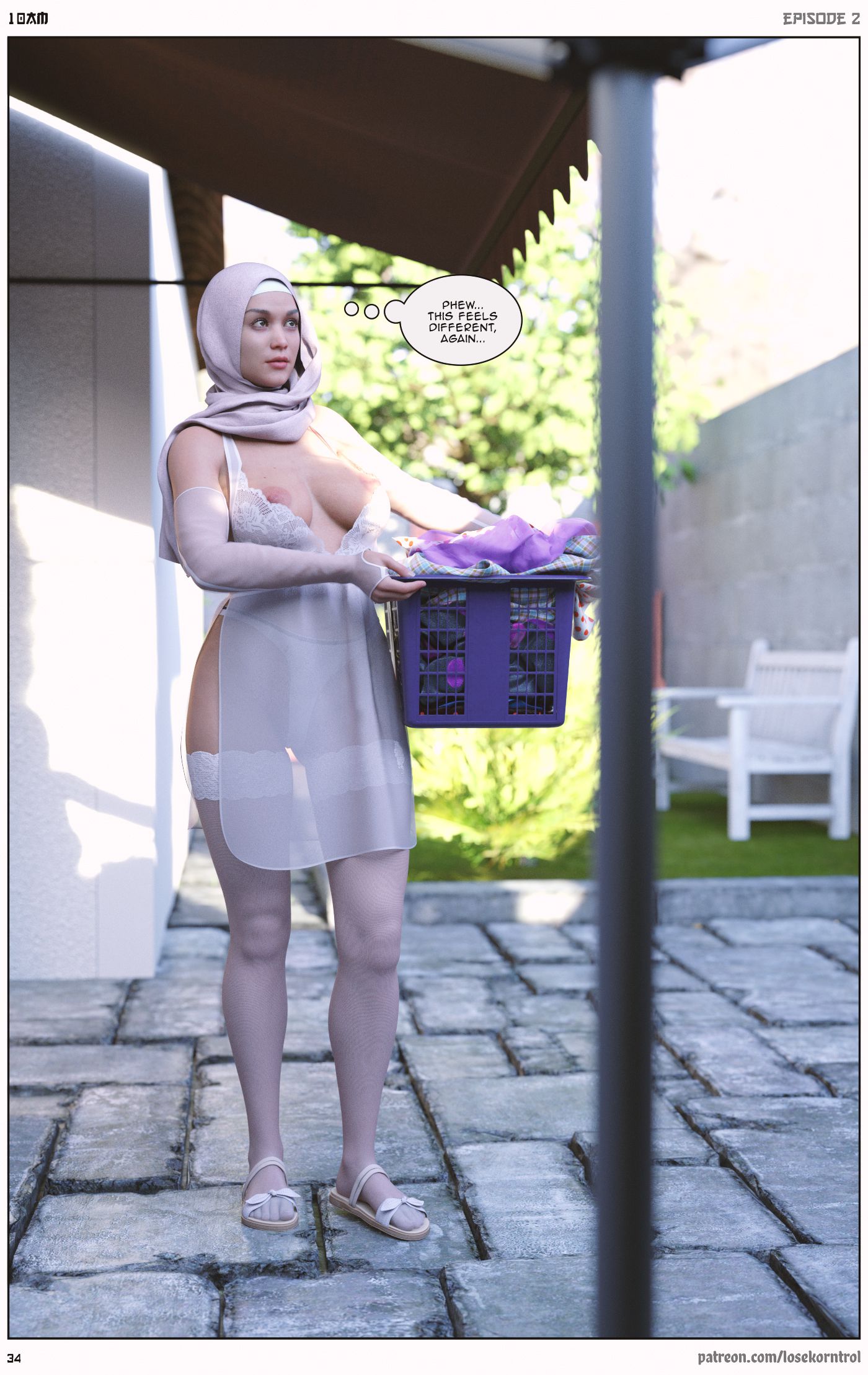 10 AM [LoseKorntrol, Hijab 3DX] - Chapter 2 — Page 34