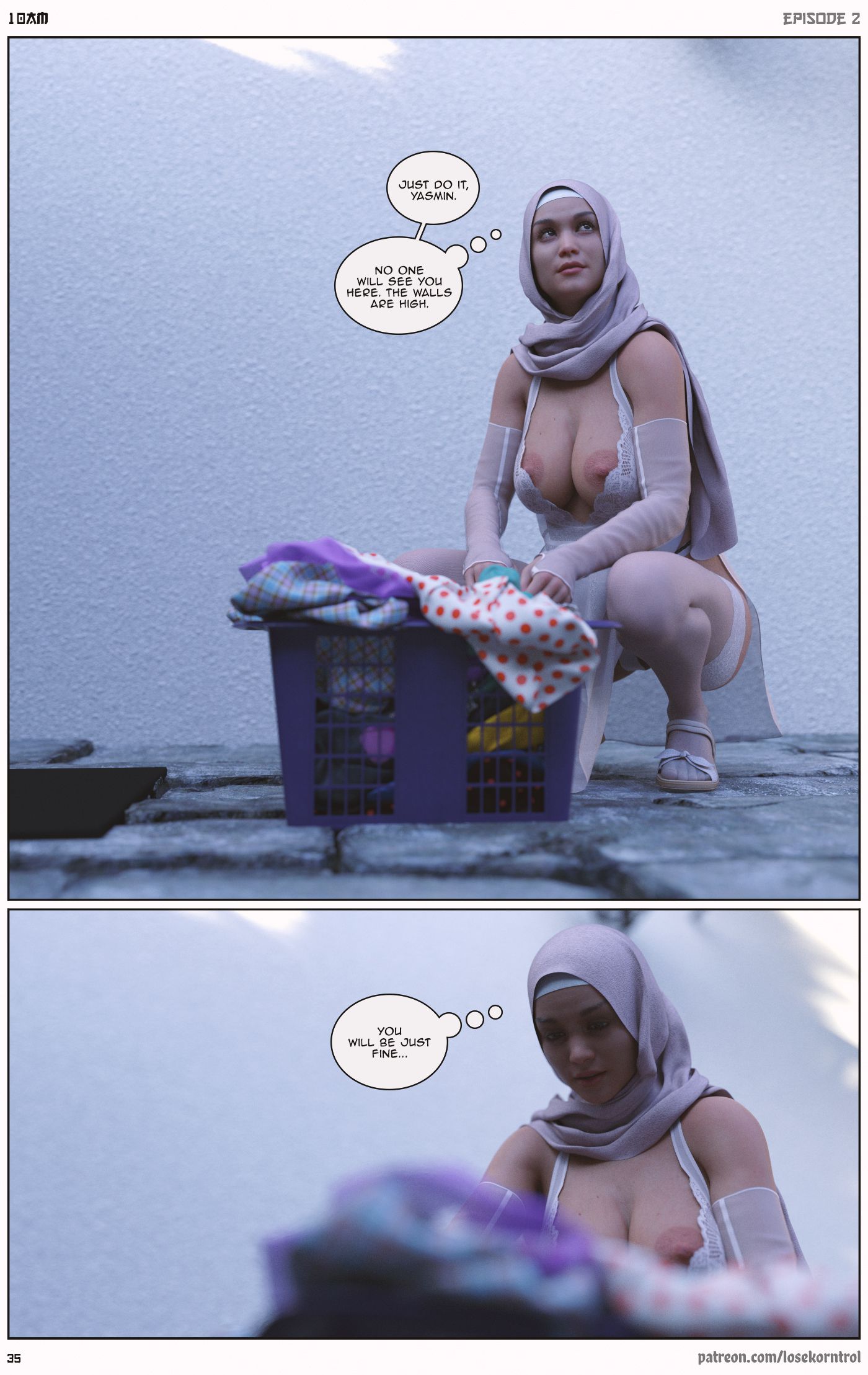 10 AM [LoseKorntrol, Hijab 3DX] - Chapter 2 — Page 35
