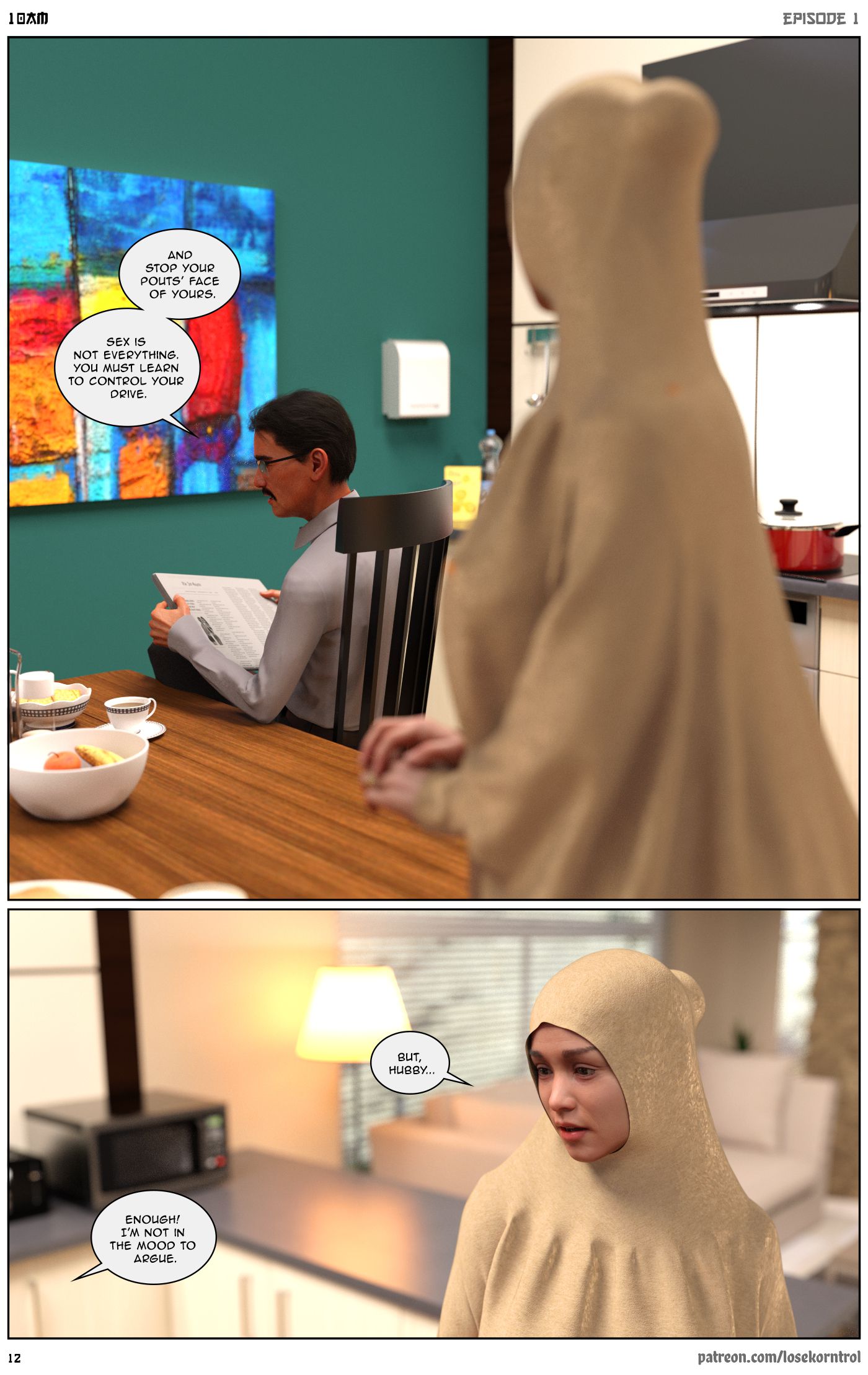 10 AM [LoseKorntrol, Hijab 3DX] - Chapter 1 — Page 13