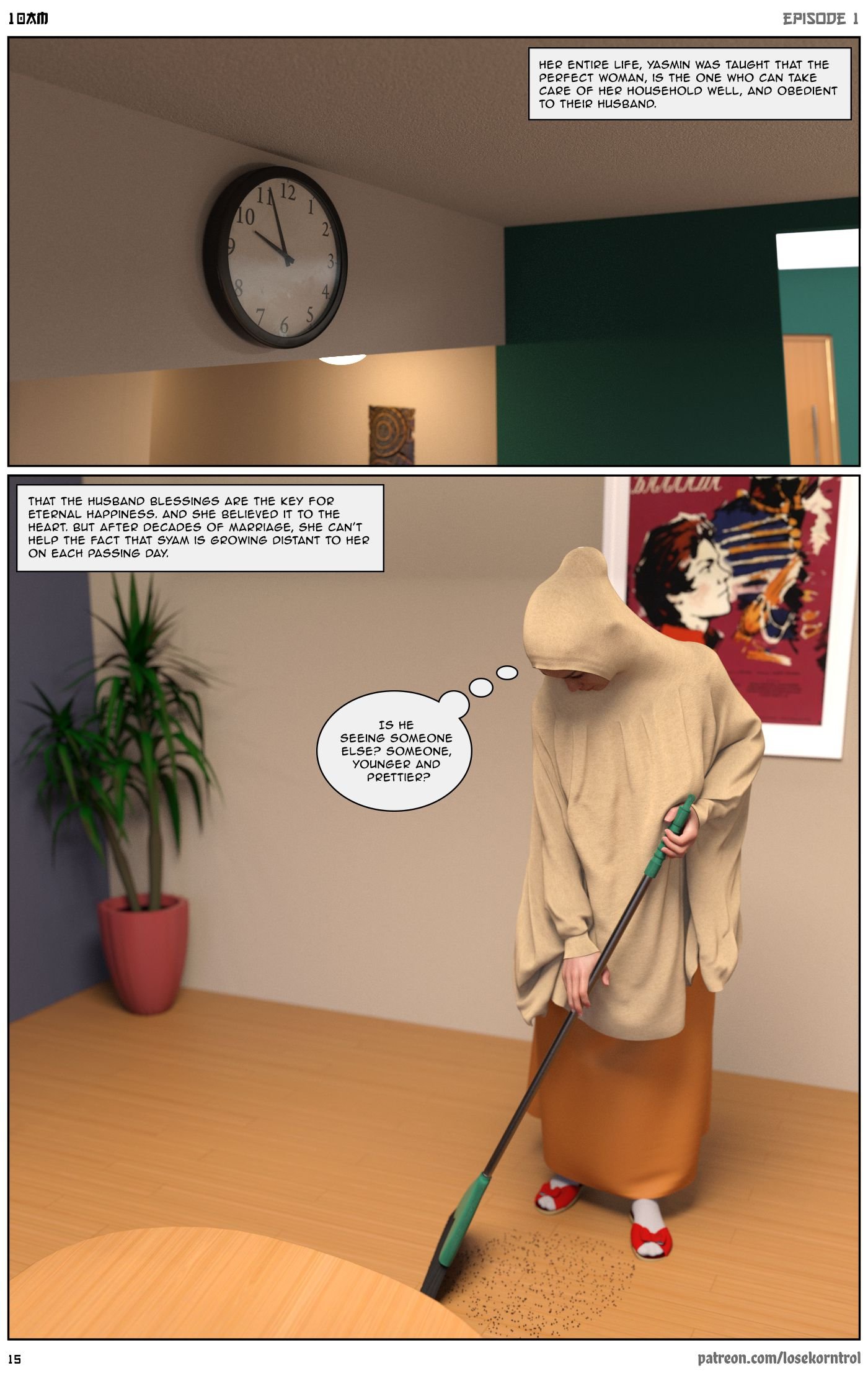 10 AM [LoseKorntrol, Hijab 3DX] - Chapter 1 — Page 16