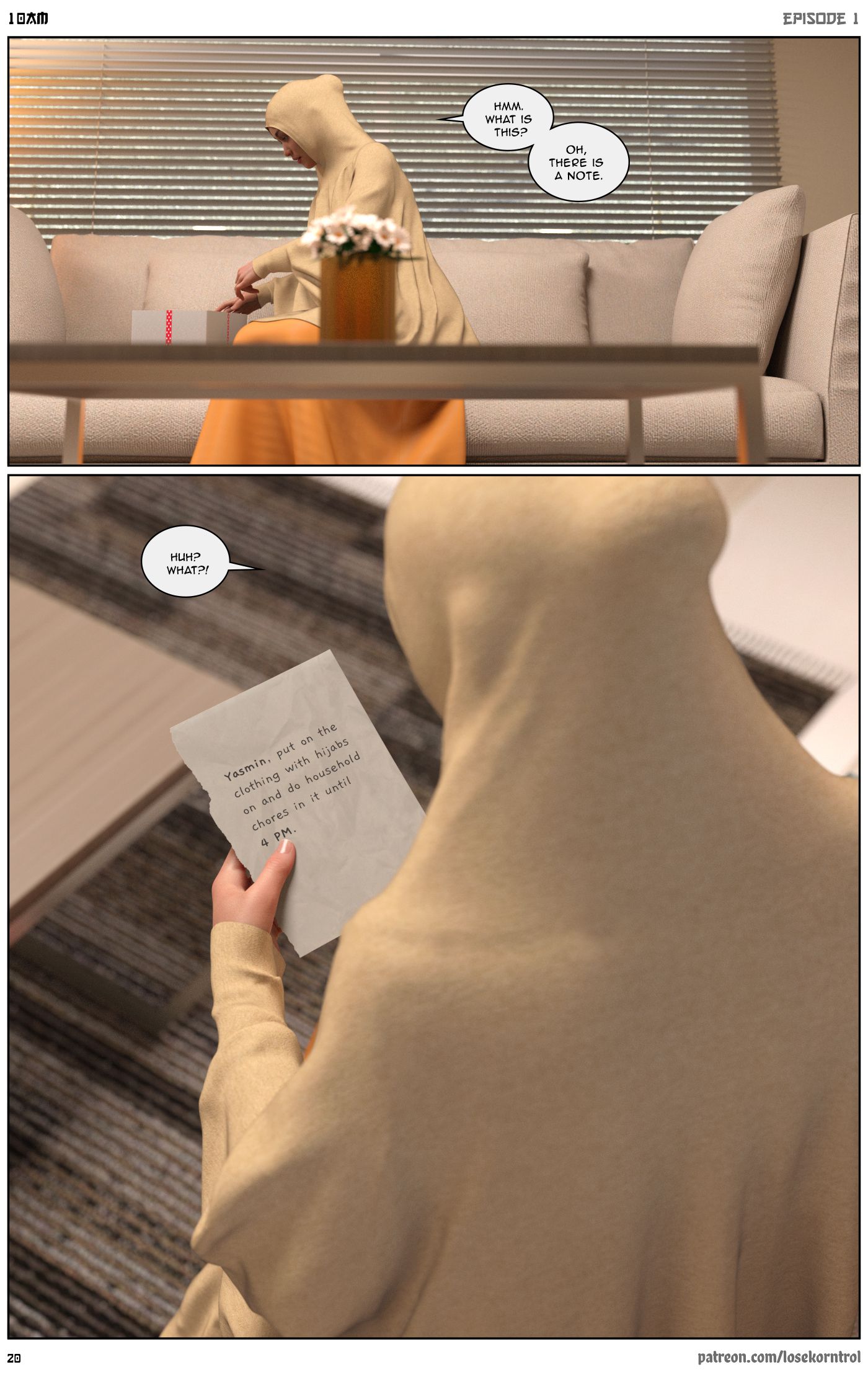 10 AM [LoseKorntrol, Hijab 3DX] - Chapter 1 — Page 21