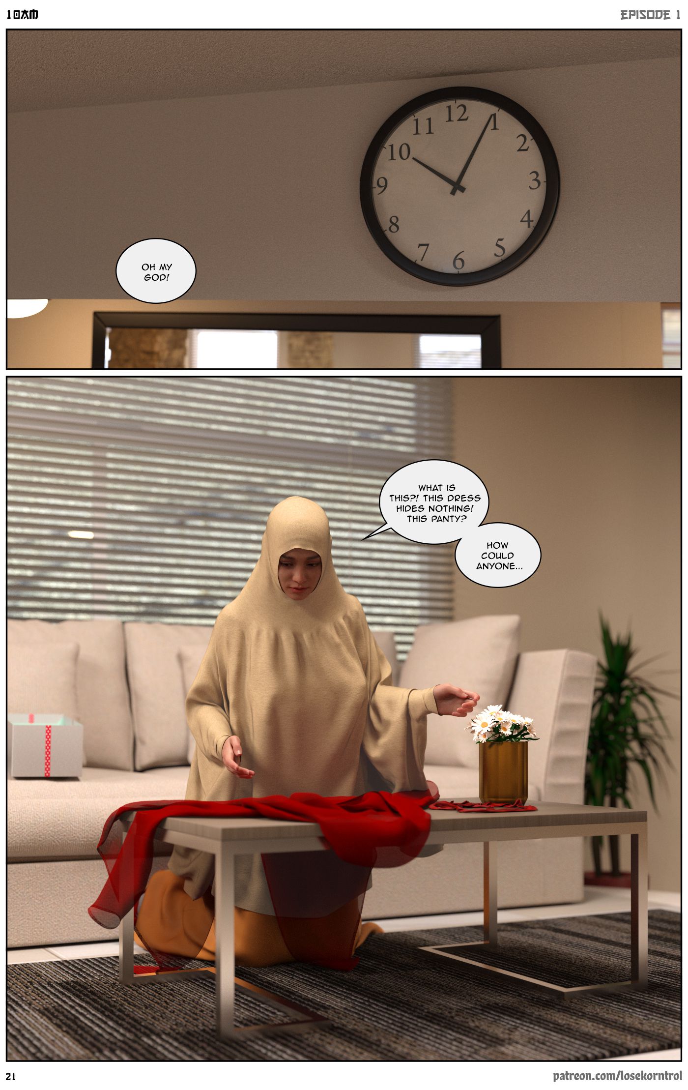 10 AM [LoseKorntrol, Hijab 3DX] - Chapter 1 — Page 22