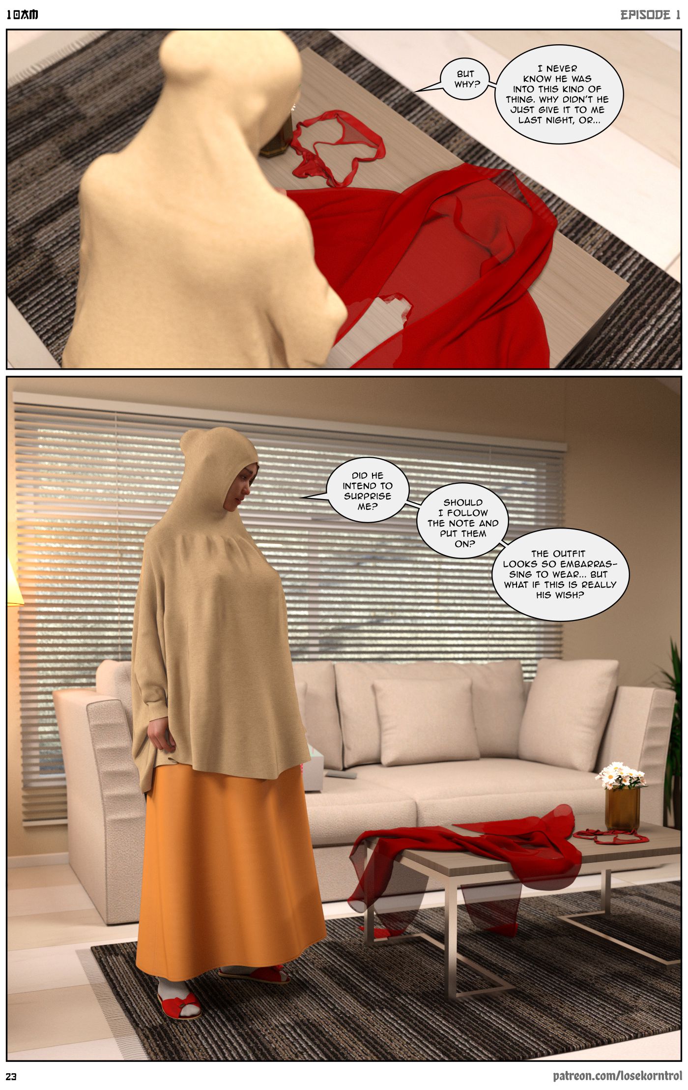 10 AM [LoseKorntrol, Hijab 3DX] - Chapter 1 — Page 24
