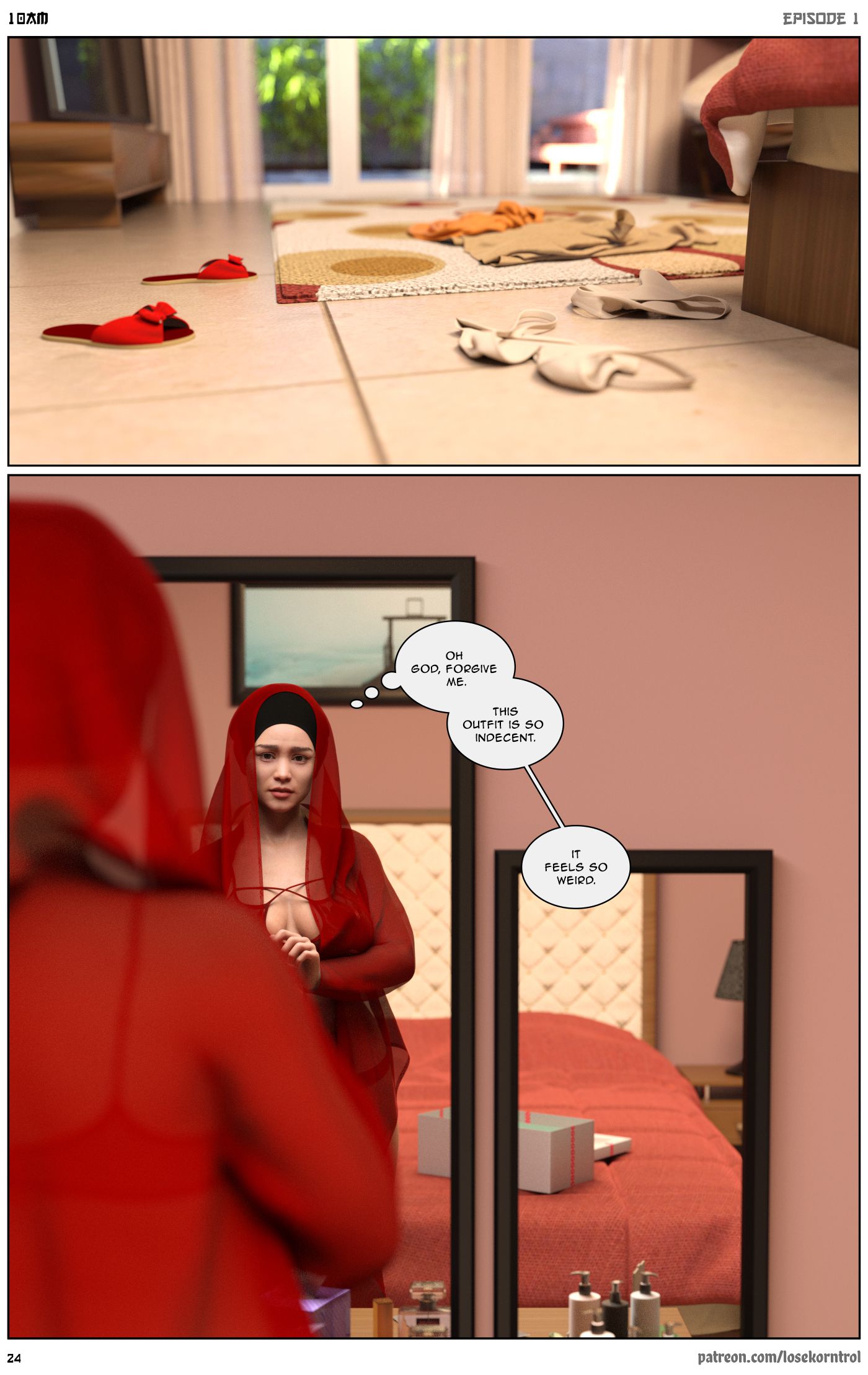 10 AM [LoseKorntrol, Hijab 3DX] - Chapter 1 — Page 25