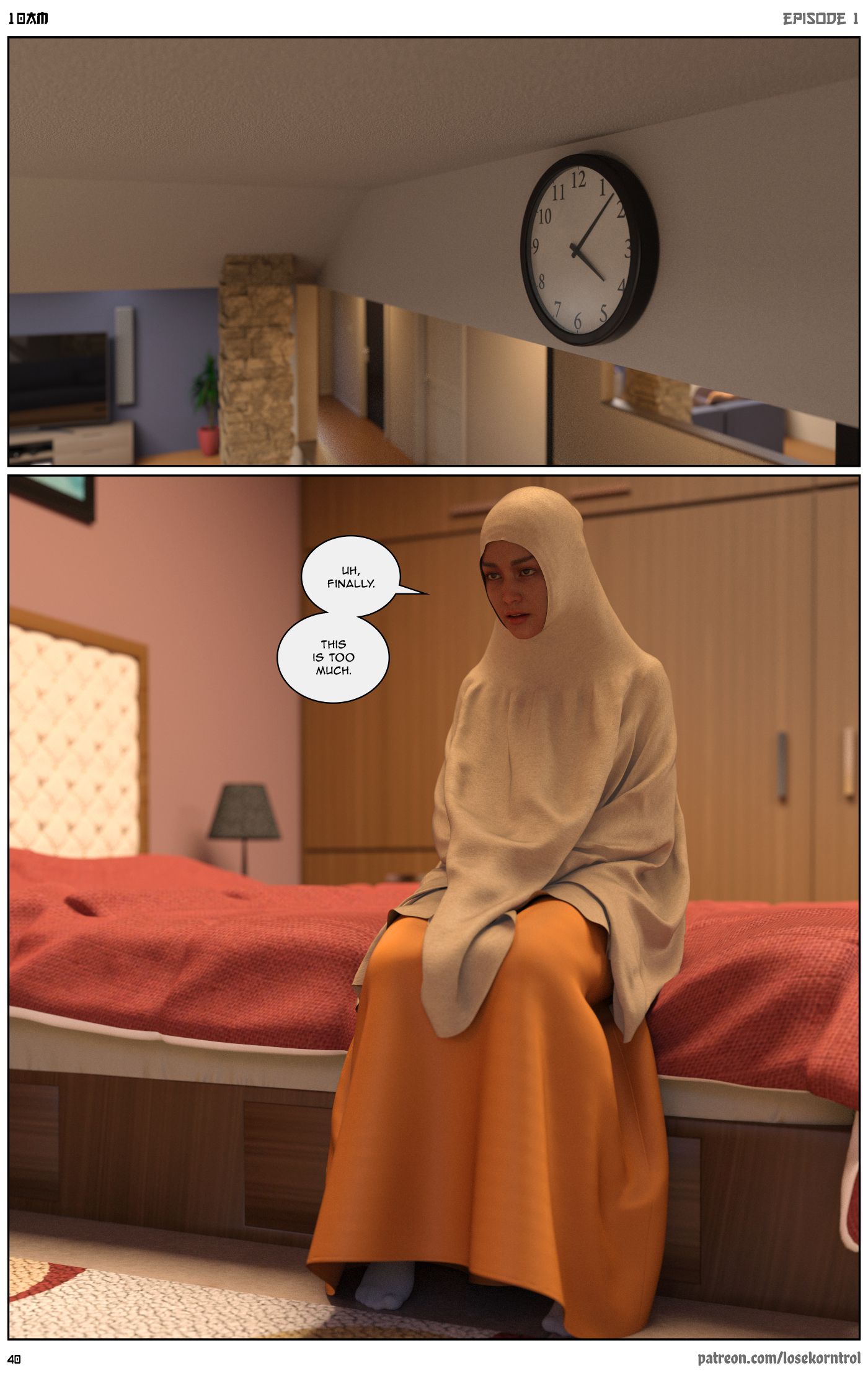 10 AM [LoseKorntrol, Hijab 3DX] - Chapter 1 — Page 41