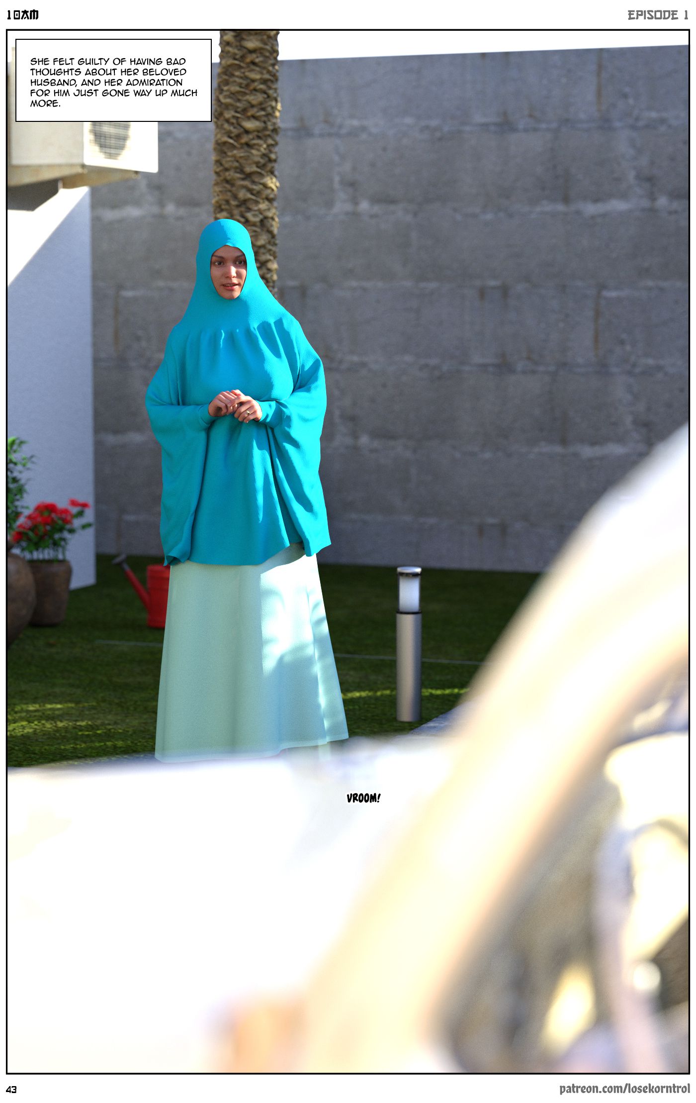 10 AM [LoseKorntrol, Hijab 3DX] - Chapter 1 — Page 44