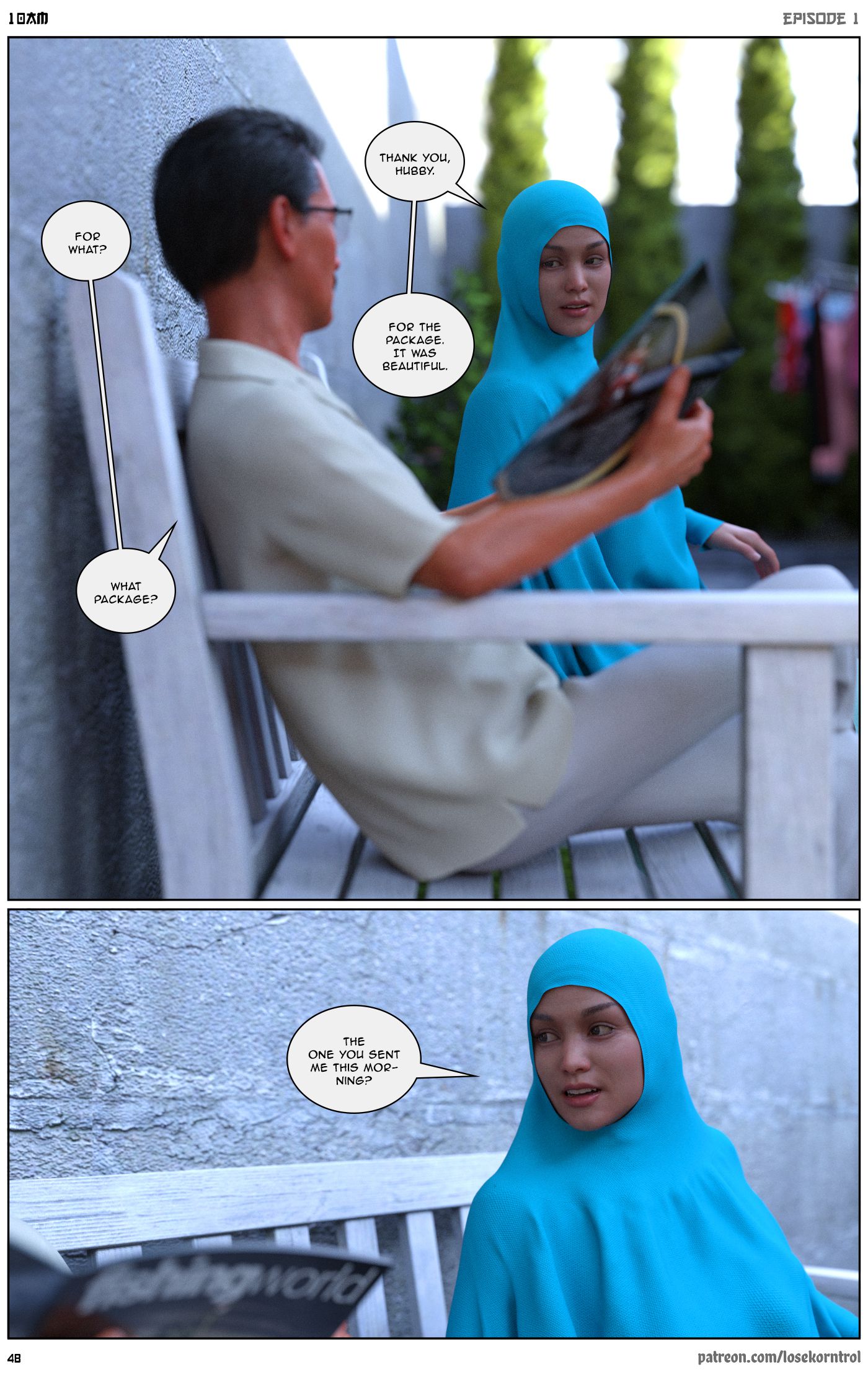 10 AM [LoseKorntrol, Hijab 3DX] - Chapter 1 — Page 49