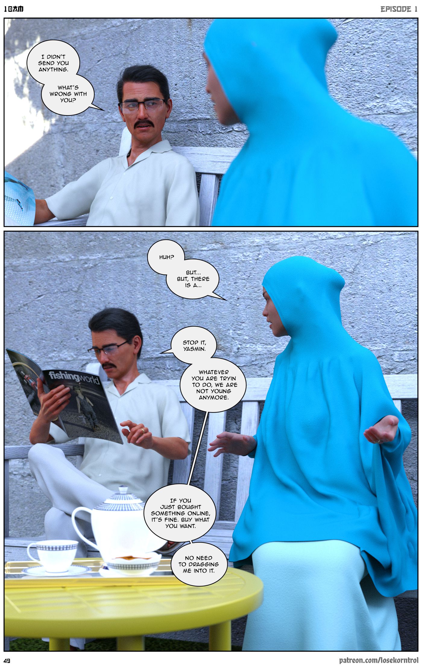 10 AM [LoseKorntrol, Hijab 3DX] - Chapter 1 — Page 50